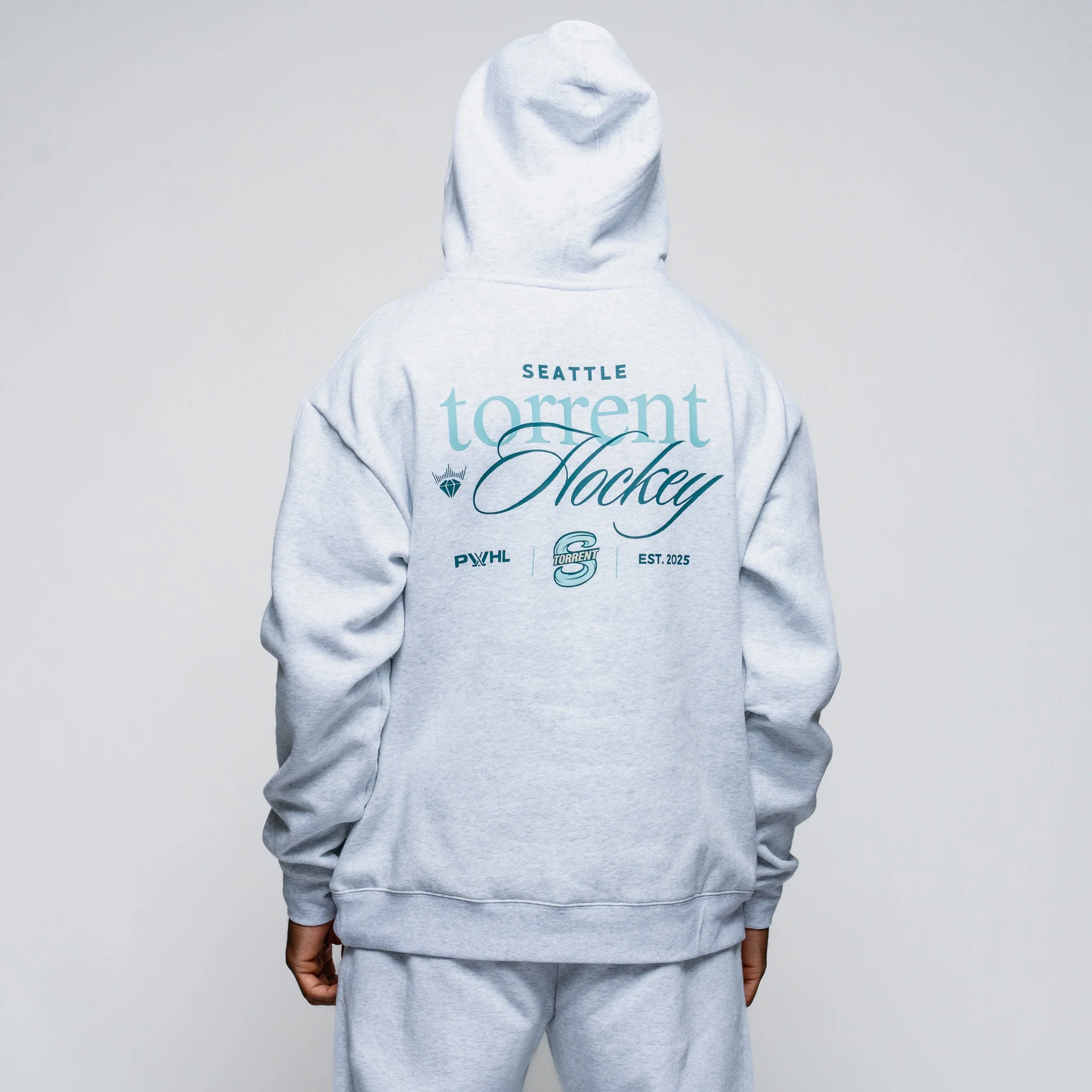 Adult Seattle Torrent Royalty Relaxed Hoodie - Image 3