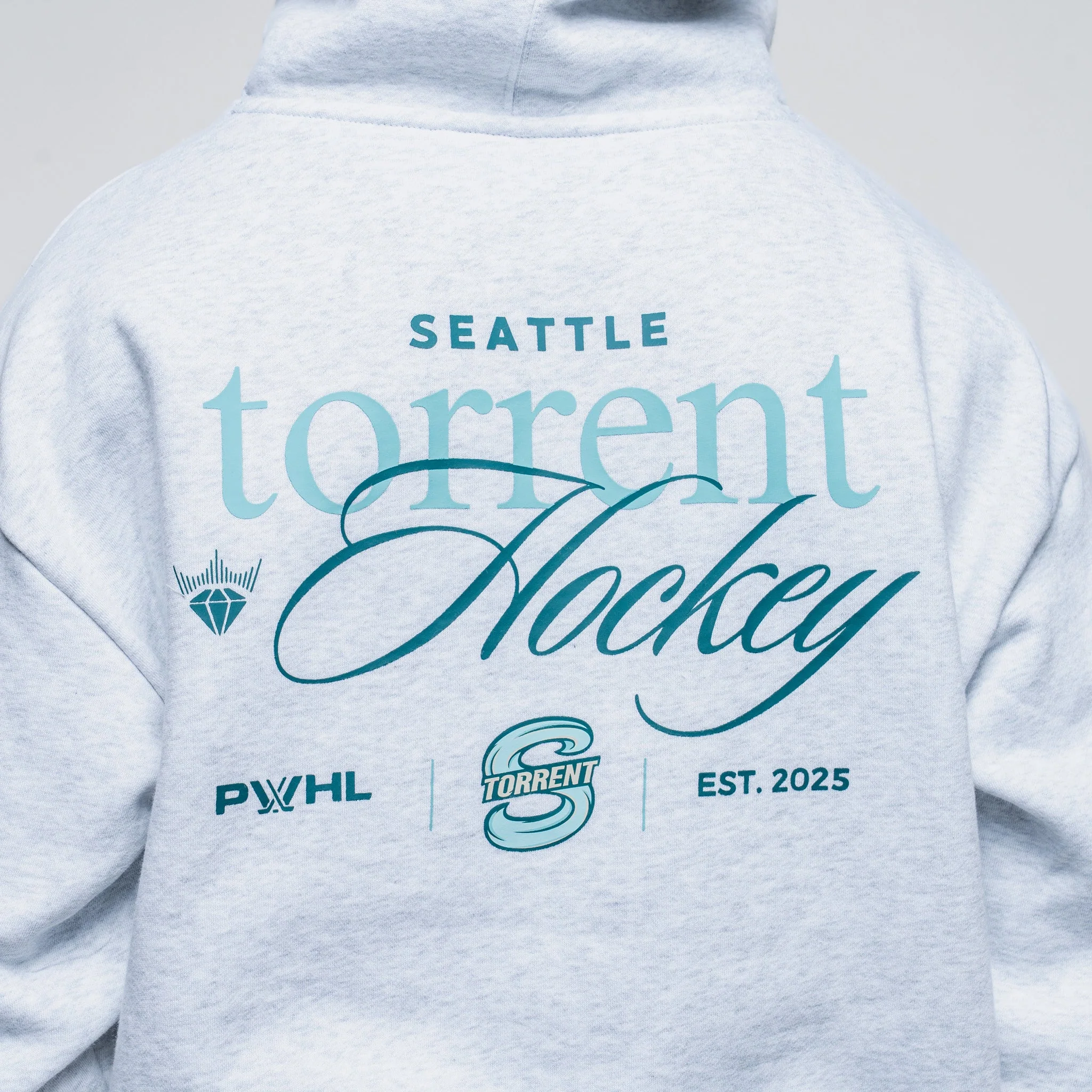 Adult Seattle Torrent Royalty Relaxed Hoodie - Image 5