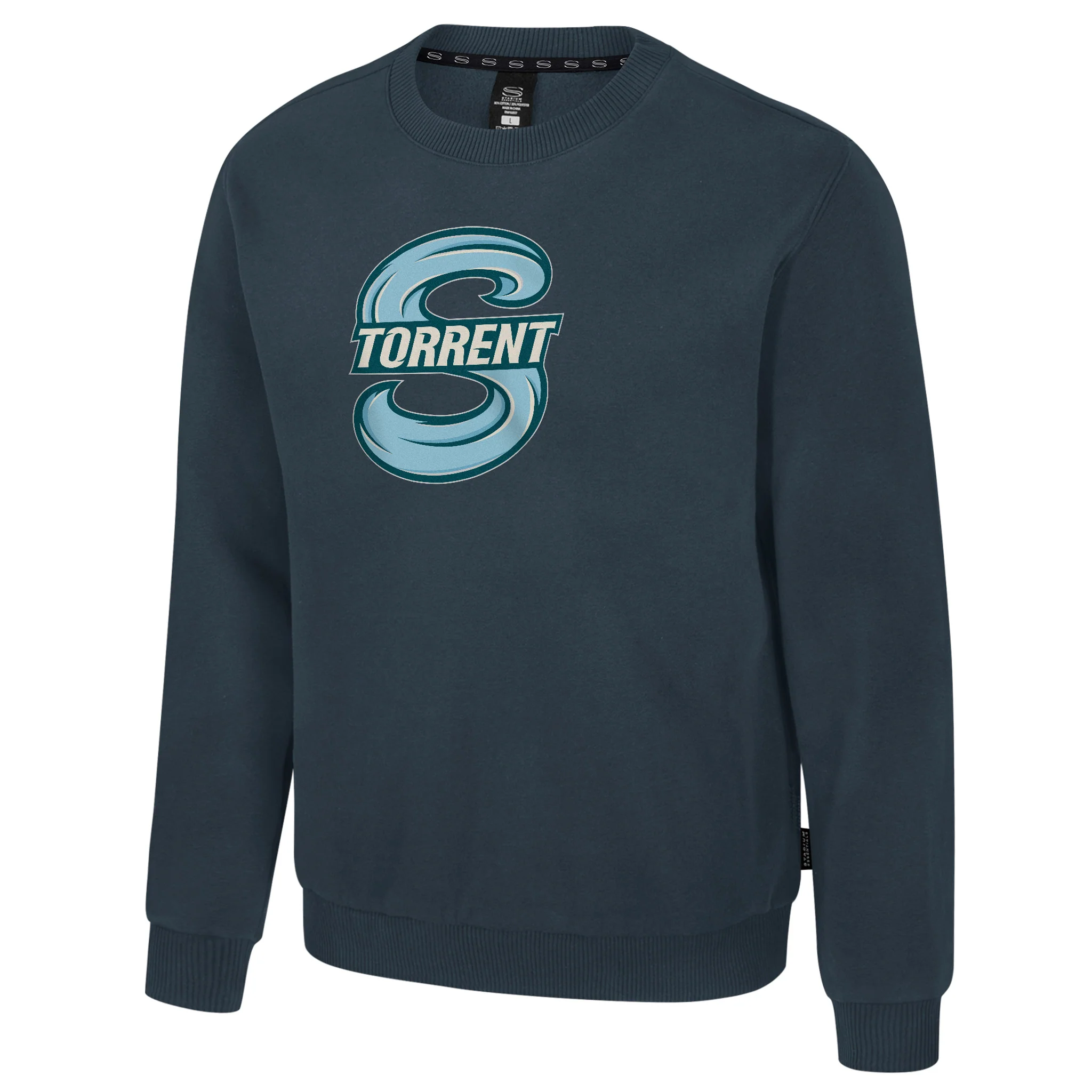 Adult Seattle Torrent Stadium Essentials Club Level Fleece Crewneck Sweater
