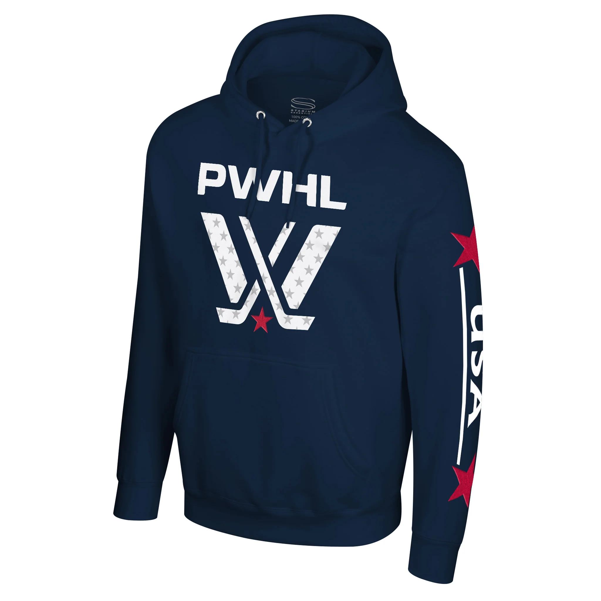 Adult Team PWHL 2026 USA Stadium Essentials Hoodie