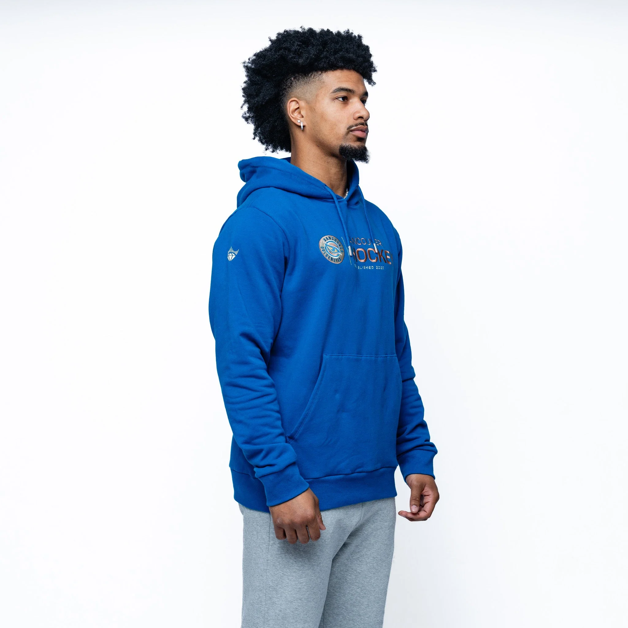 Adult Vancouver Goldeneyes Royalty Citymark Cloud Hoodie - Image 5
