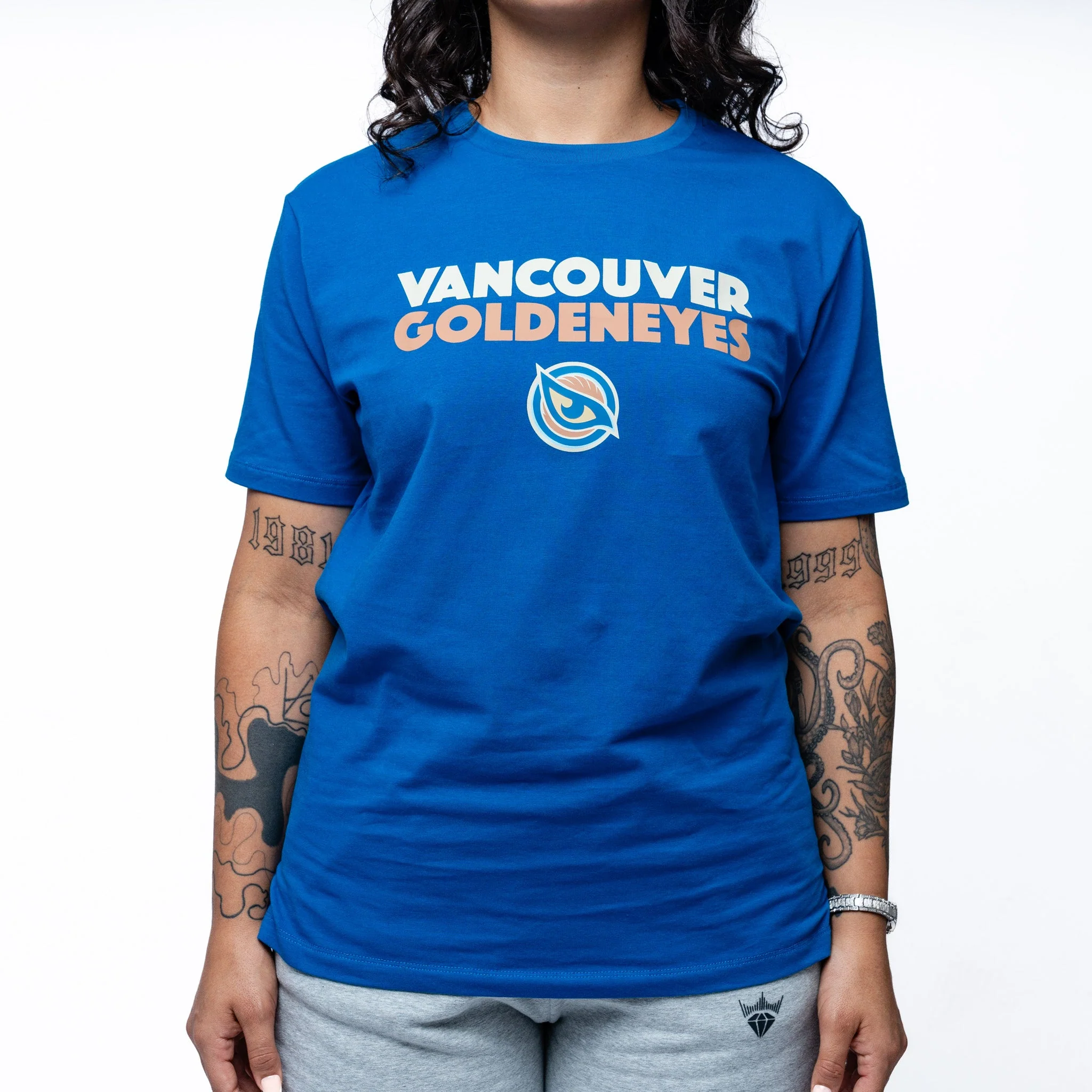 Adult Vancouver Goldeneyes Royalty Local Sideline T-Shirt