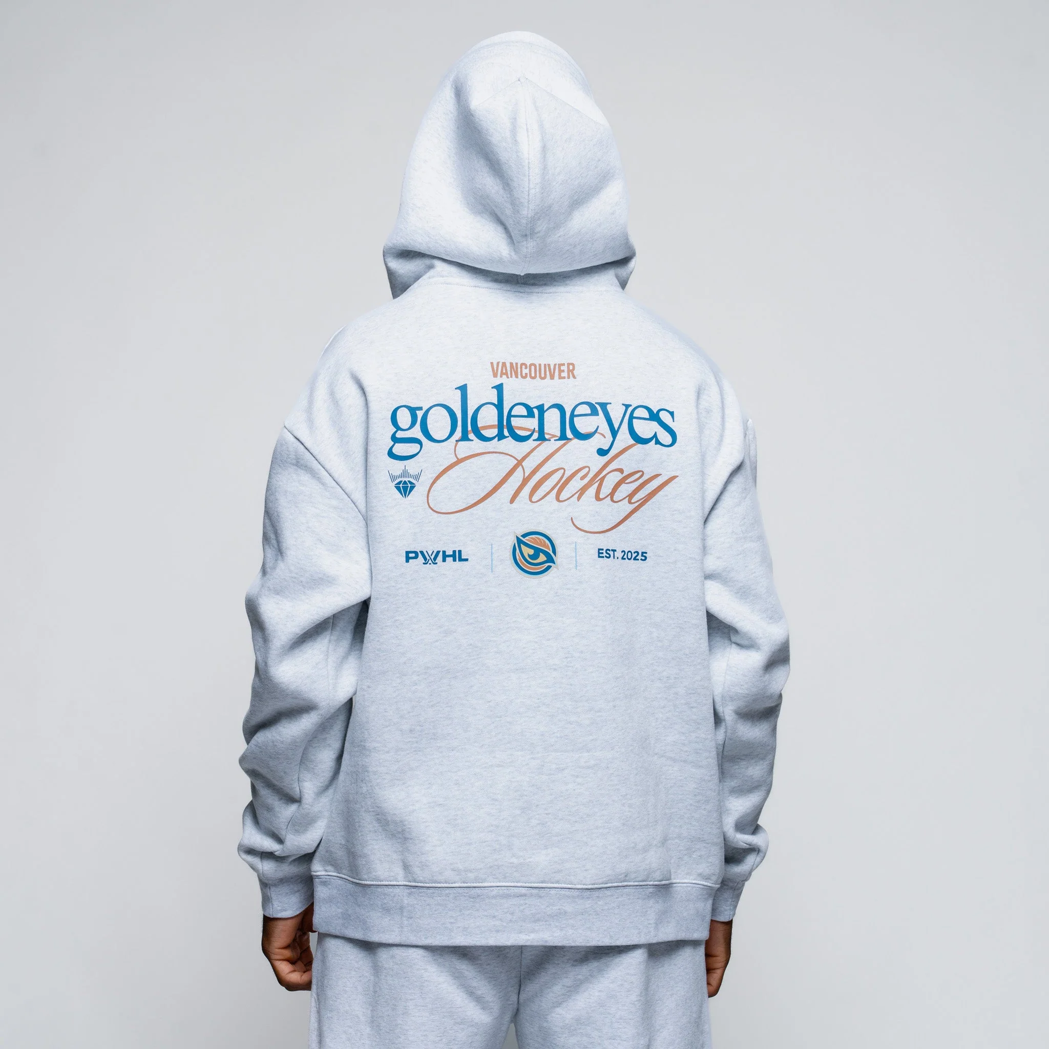 Adult Vancouver Goldeneyes Royalty Relaxed Hoodie - Image 2