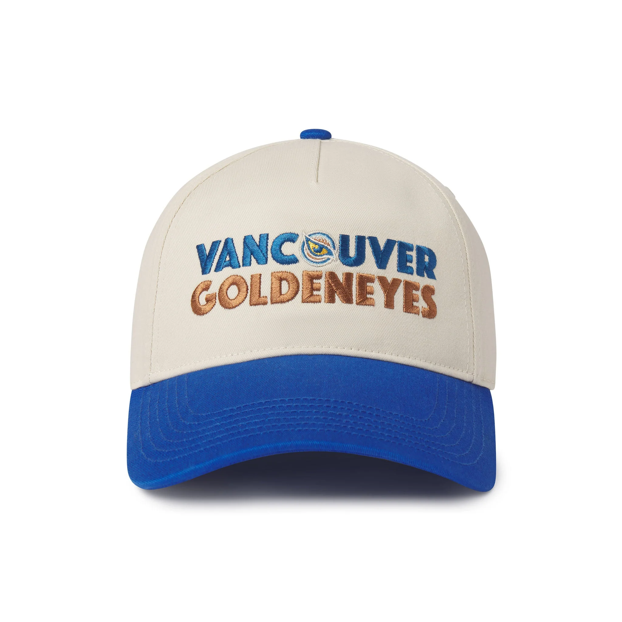 Adult Vancouver Goldeneyes Sportiqe Ranch Wordmark Snapback Hat