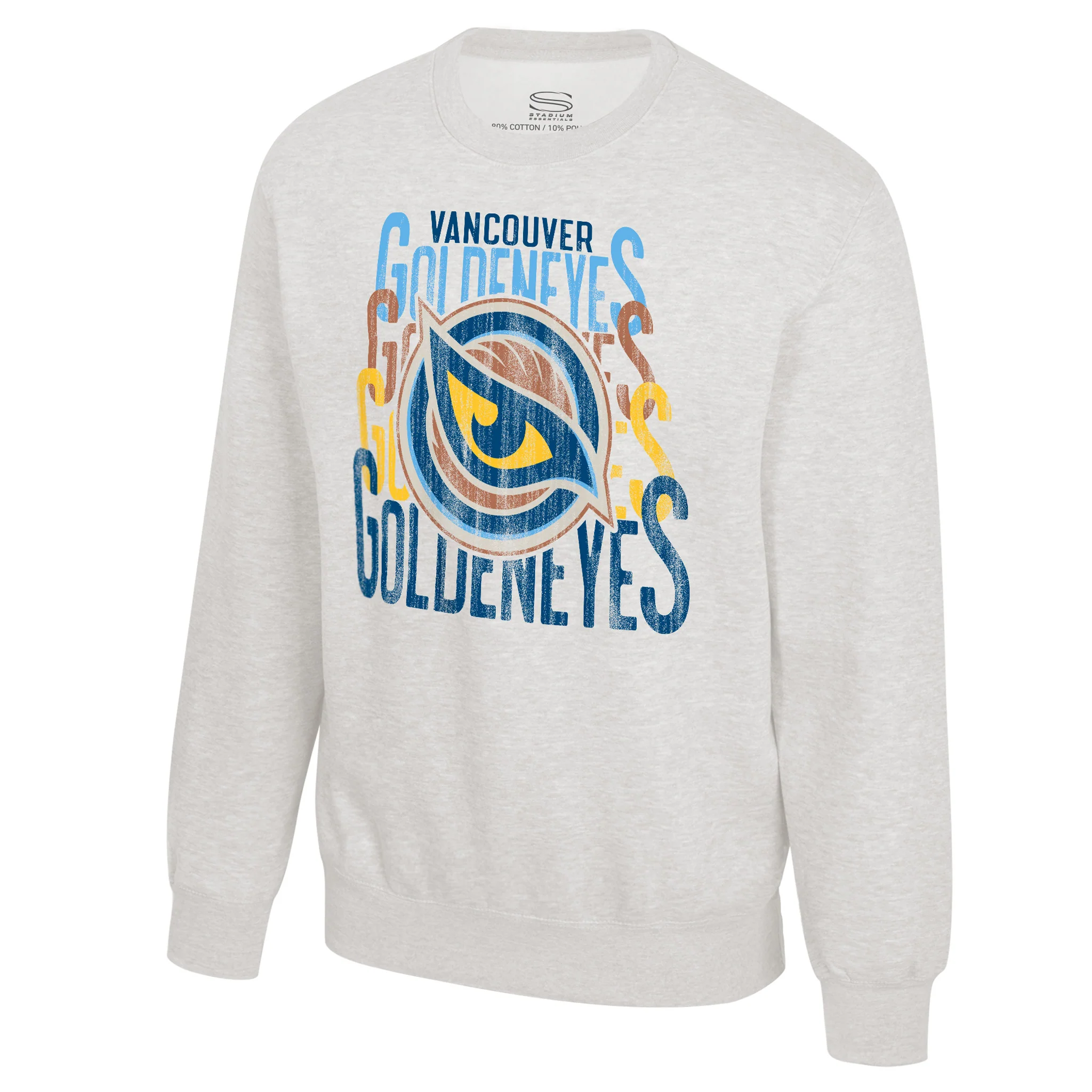 Adult Vancouver Goldeneyes Stadium Essentials Dedication Crewneck Sweater