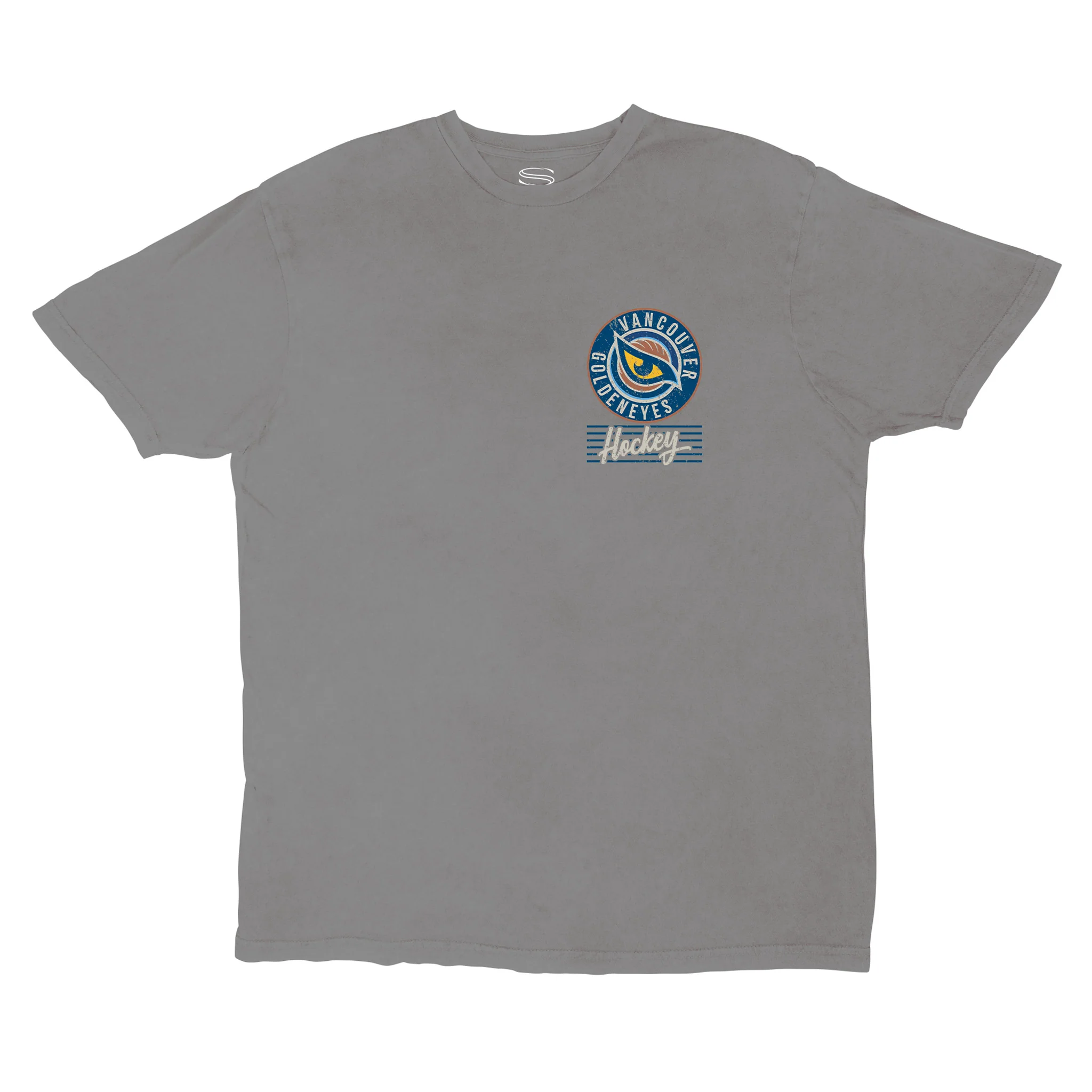 Adult Vancouver Goldeneyes Stadium Essentials Laylow Vintage T-Shirt