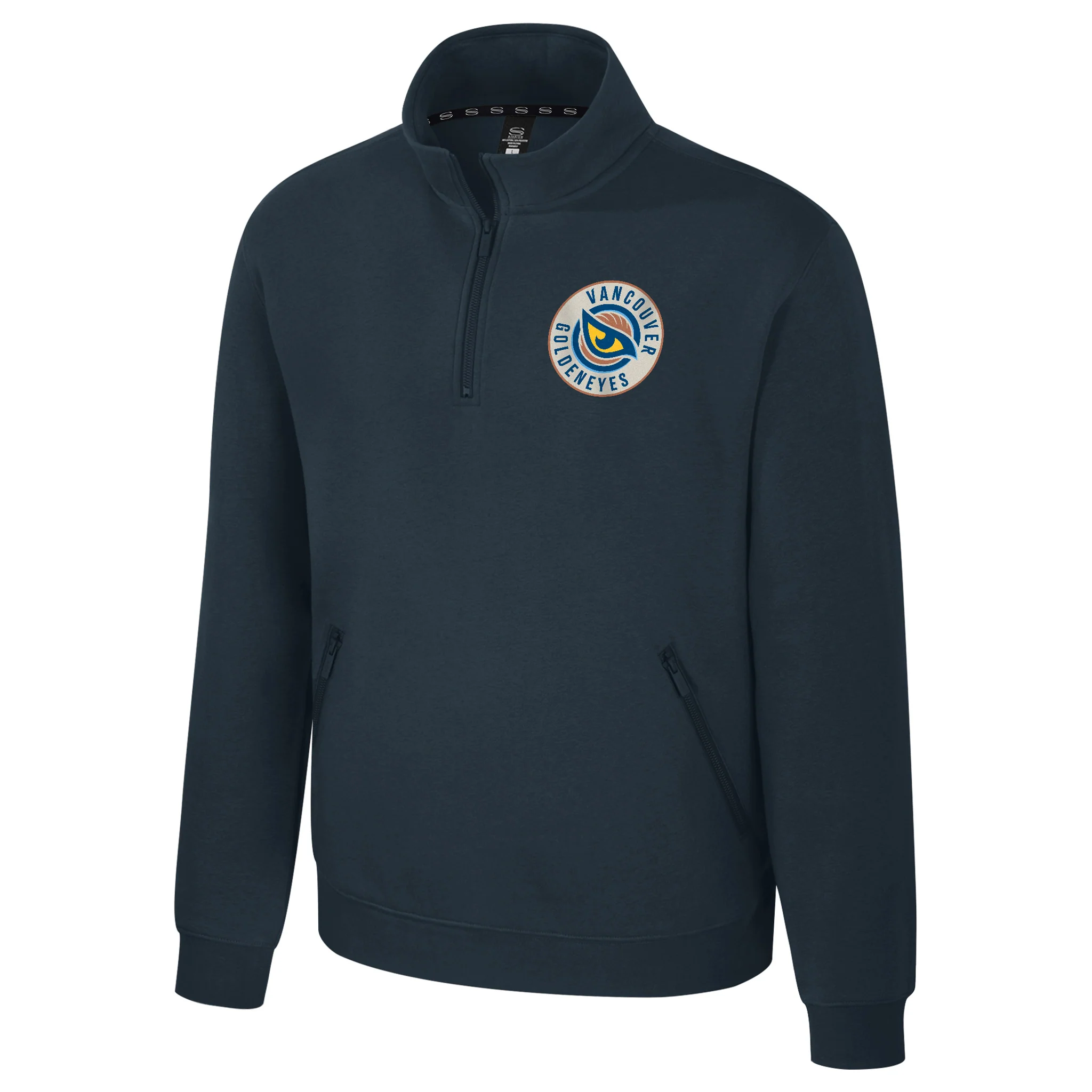 Adult Vancouver Goldeneyes Stadium Essentials Trainer 1/4 Zip Fleece