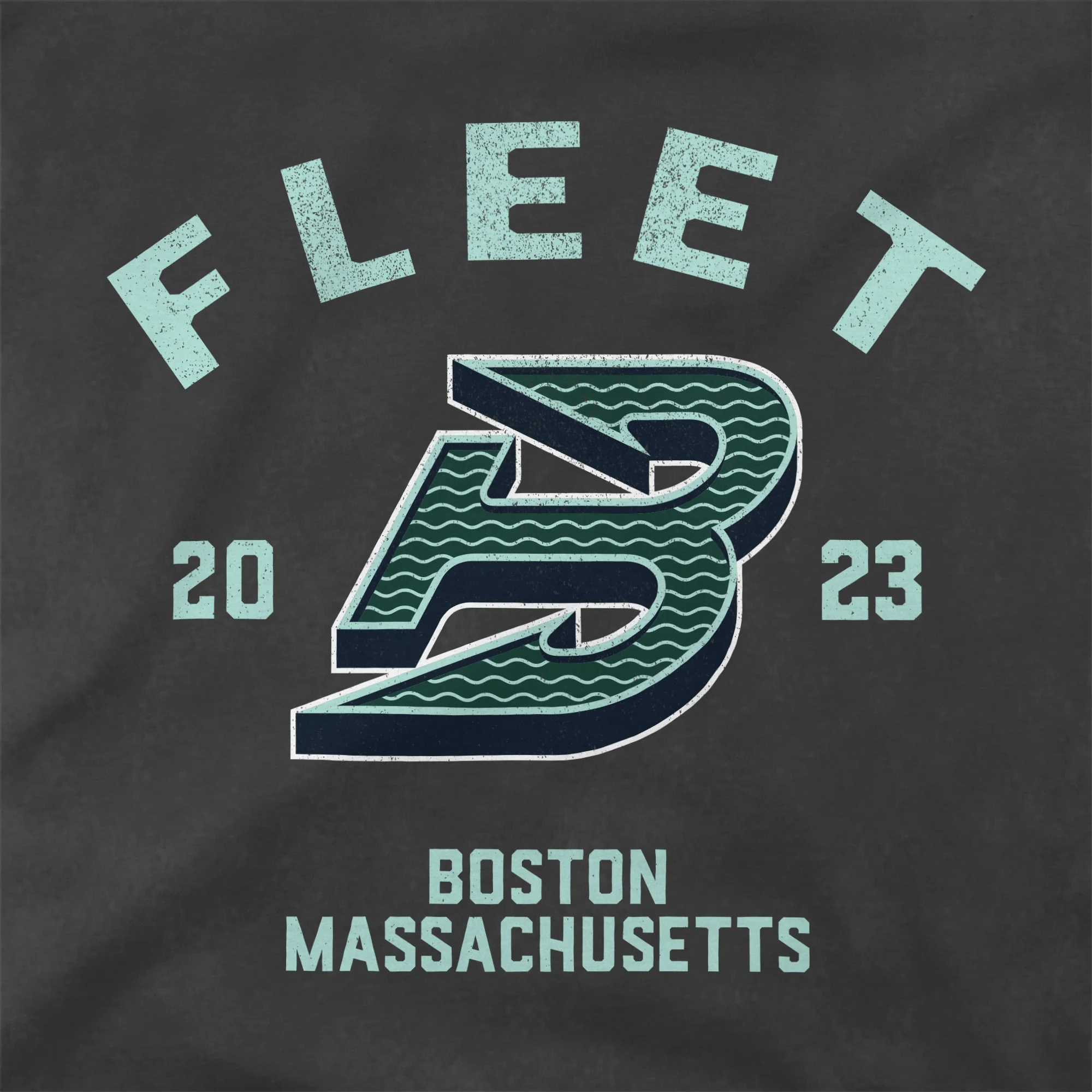Boston Fleet Adult Stadium Essentials Get Back Vintage T-Shirt - Image 2