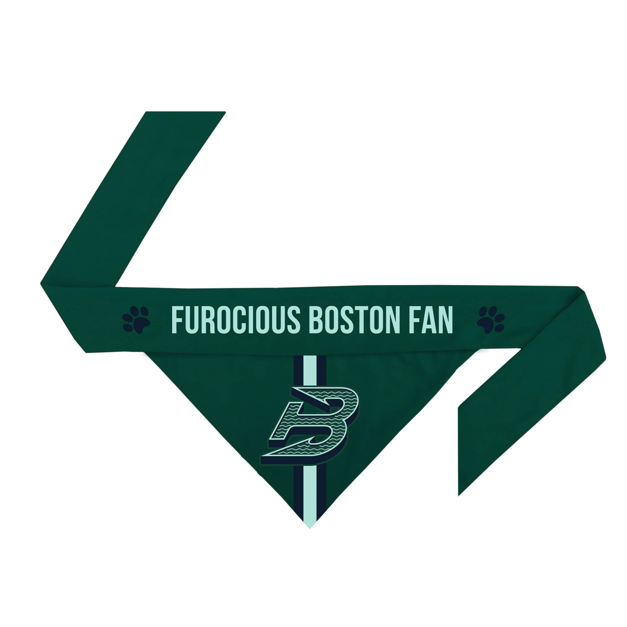 Boston Fleet Reversible Pet Bandana - Image 2