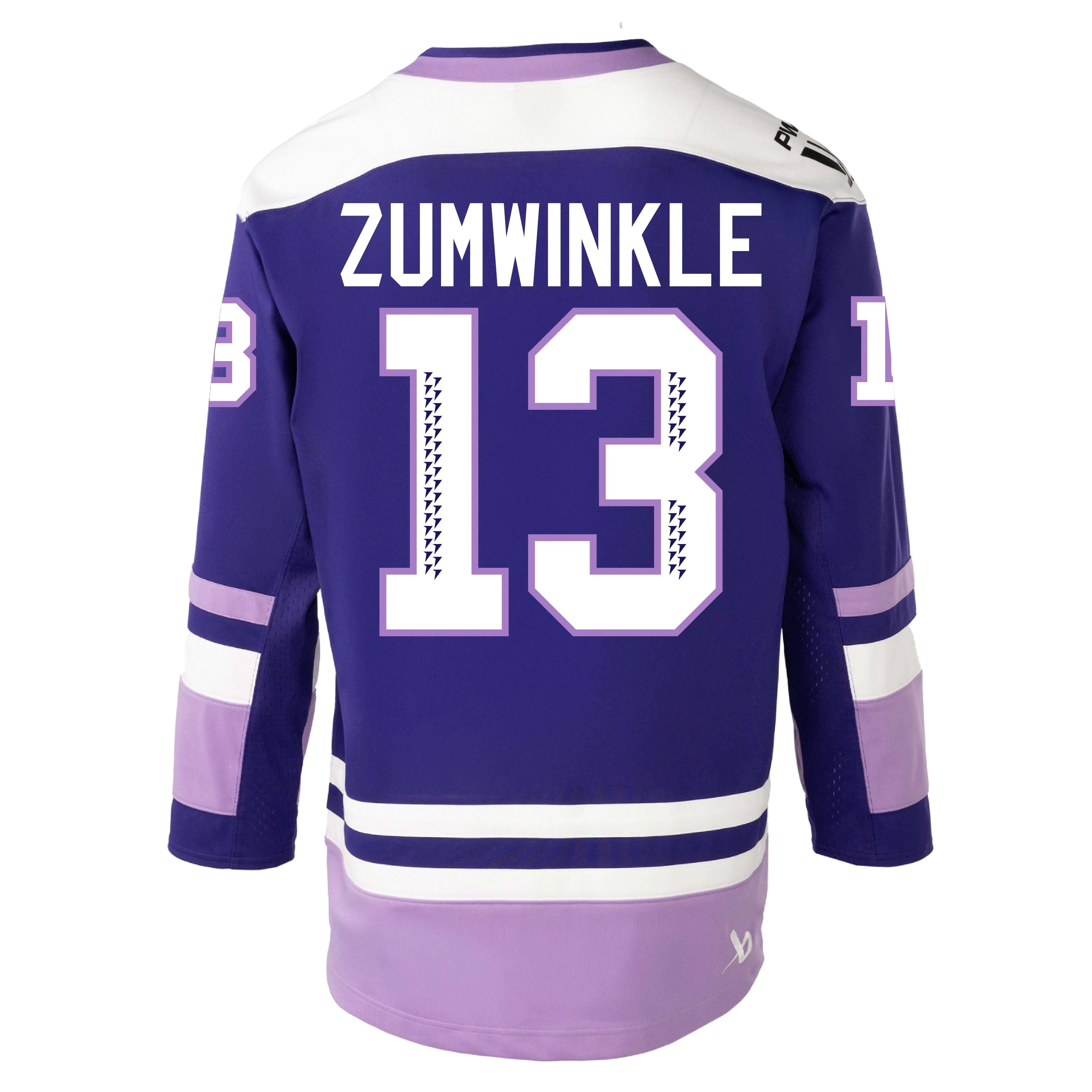 Grace Zumwinkle Minnesota Frost Youth Bauer Replica Home Jersey