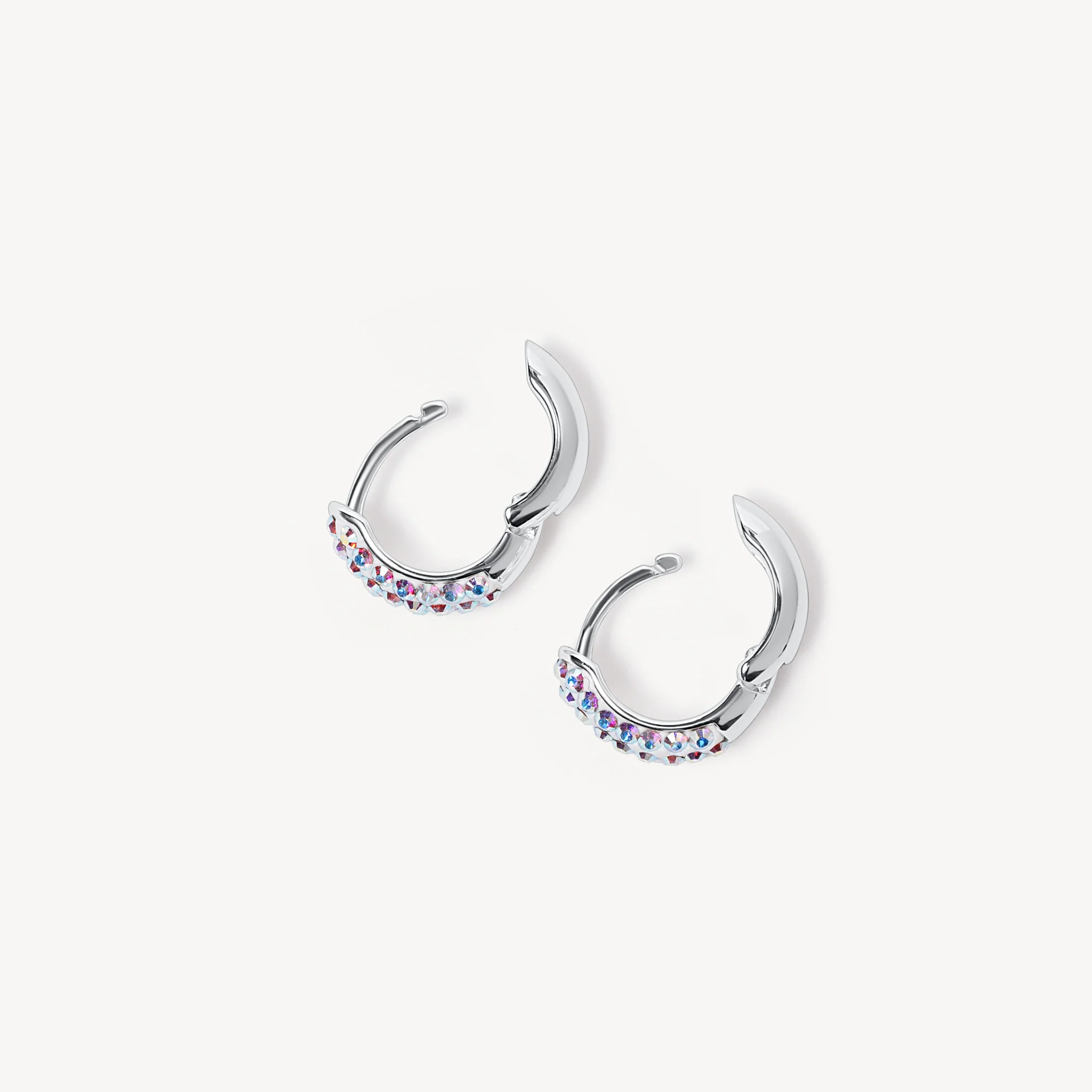 Minnesota Frost Hillberg & Berk Mini Sparkle Hoops - Image 3