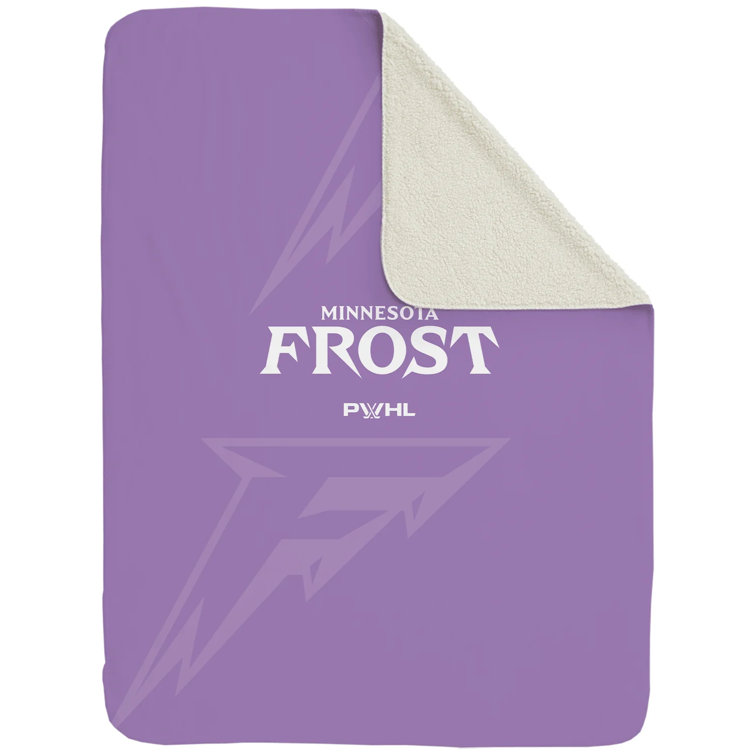 Minnesota Frost Large Sherpa Fleece Throw Blanket