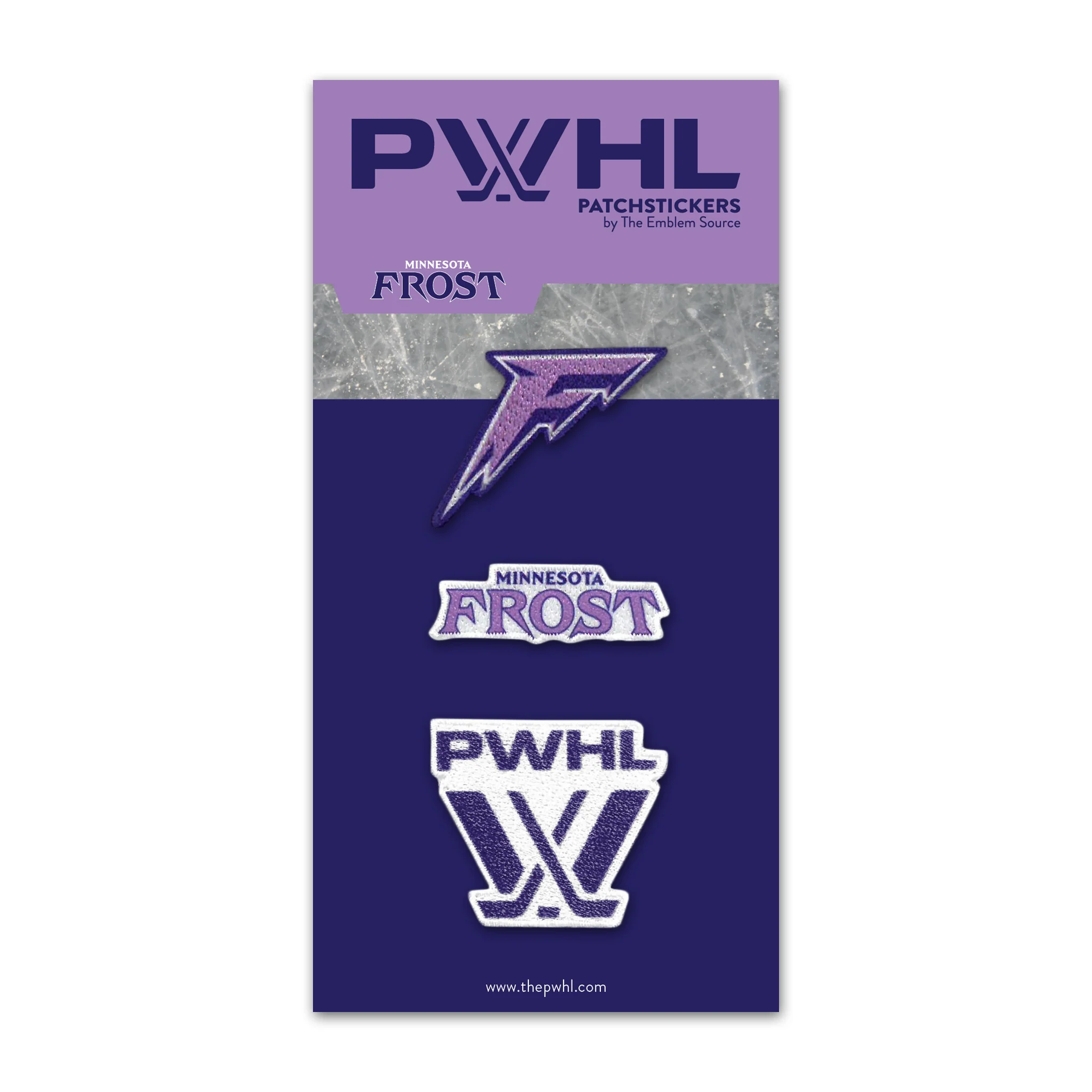 Minnesota Frost PatchStickers 3 Pack