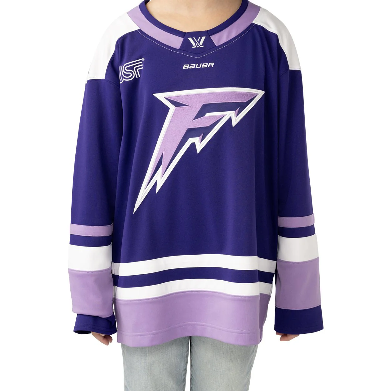 Minnesota Frost Youth Bauer Replica Home Jersey - Image 8