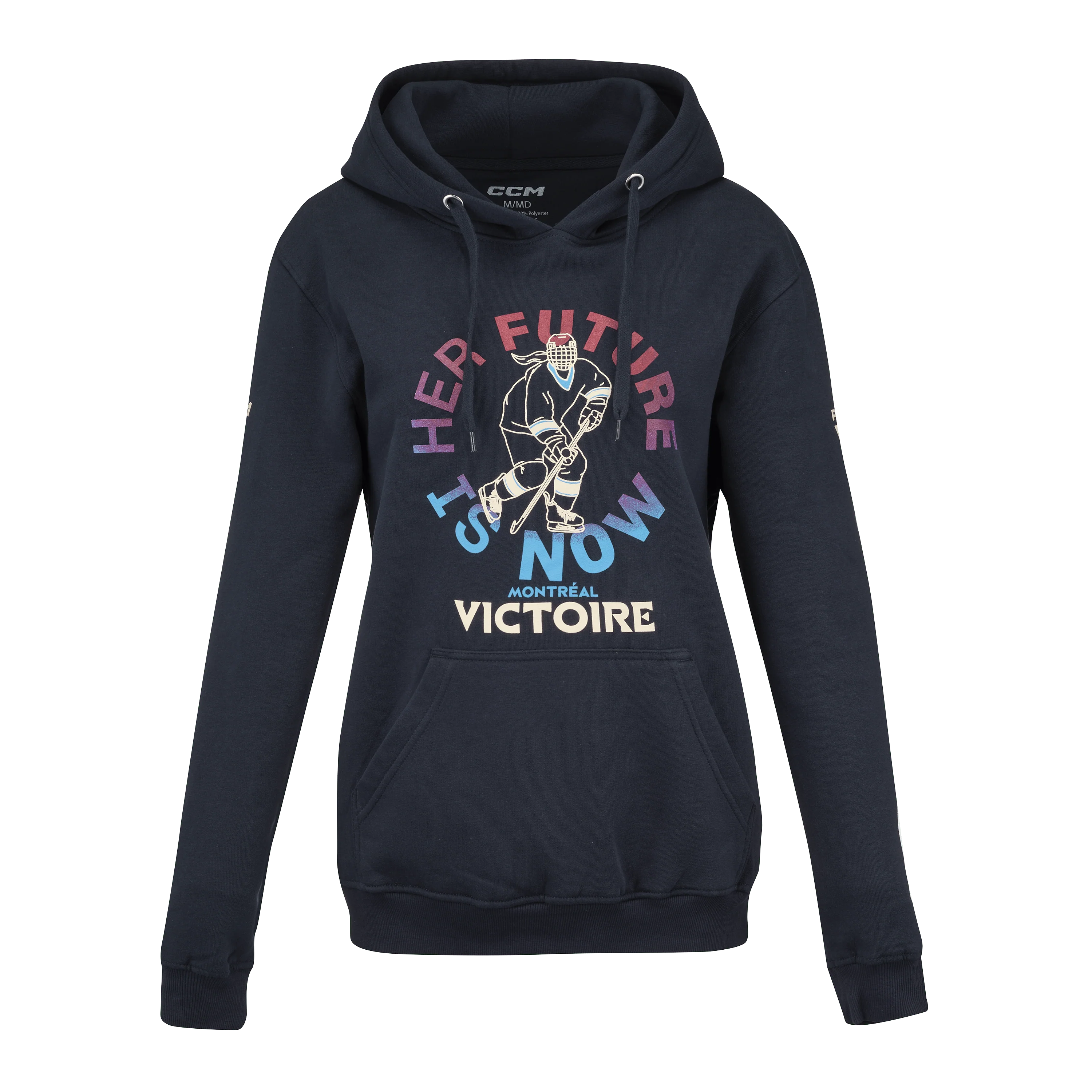 Montreal Victoire Adult CCM Her Future is Now Player Graphic Hoodie