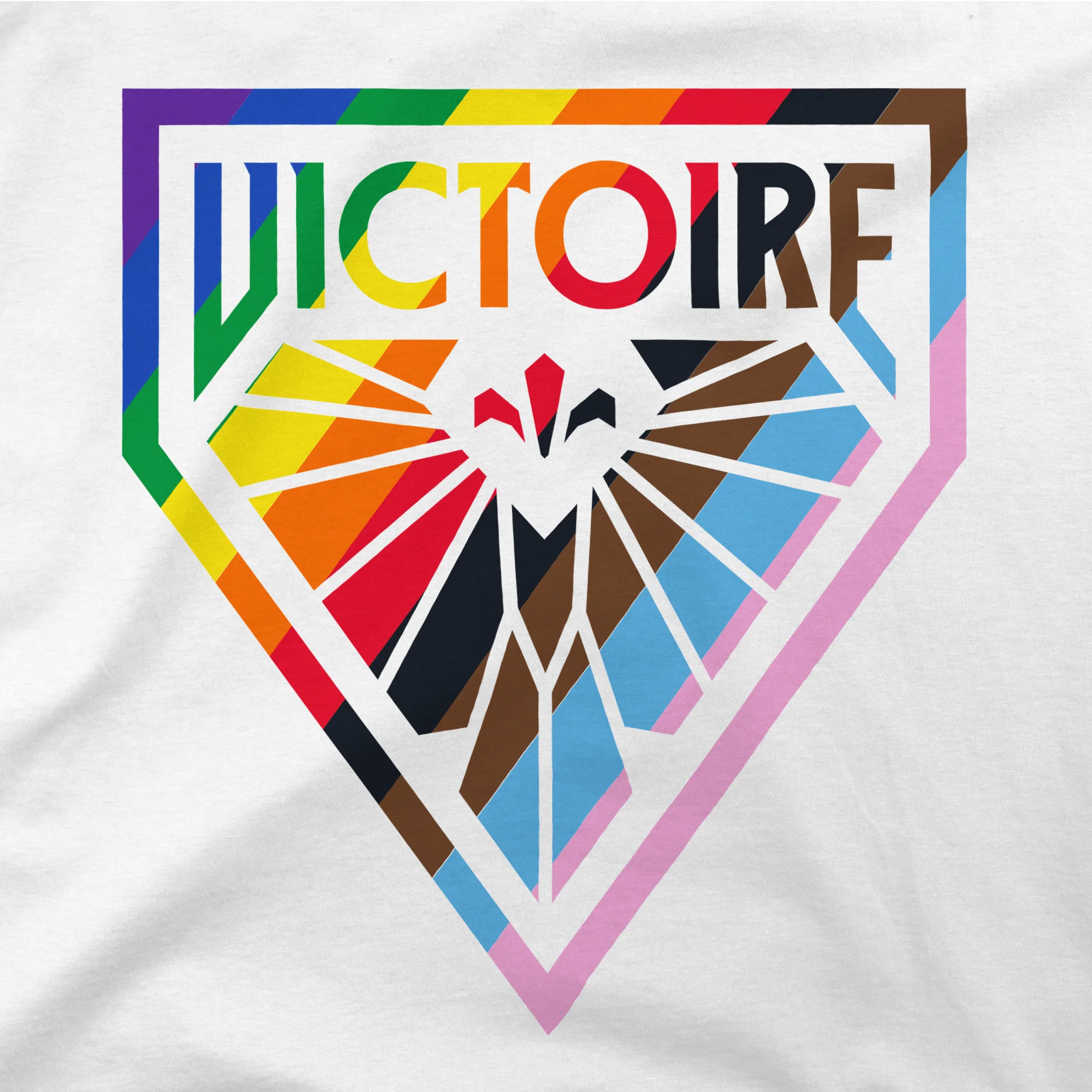 Montreal Victoire Adult Stadium Essentials Pride Urban T-Shirt - Image 2