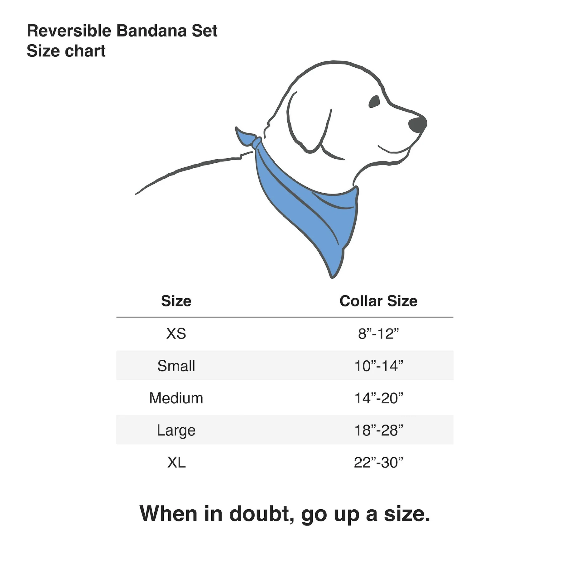 Minnesota Frost Reversible Pet Bandana - Image 4