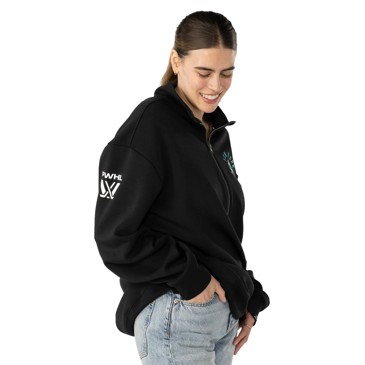 New York Sirens Adult Bauer Envoy Half Zip - Image 2