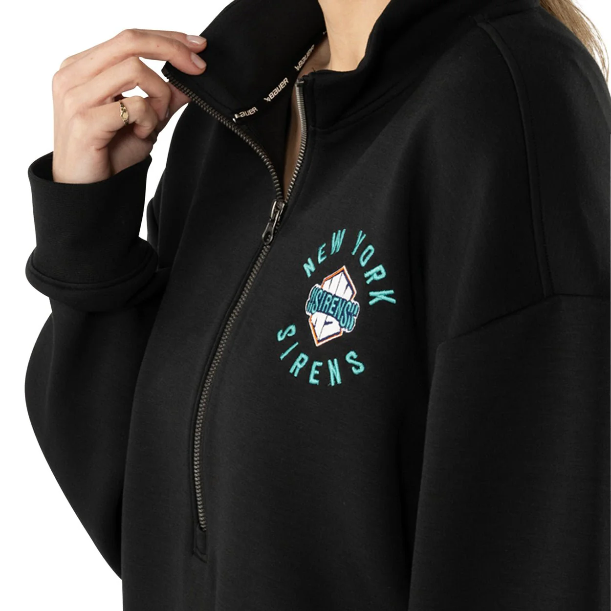 New York Sirens Adult Bauer Envoy Half Zip - Image 3