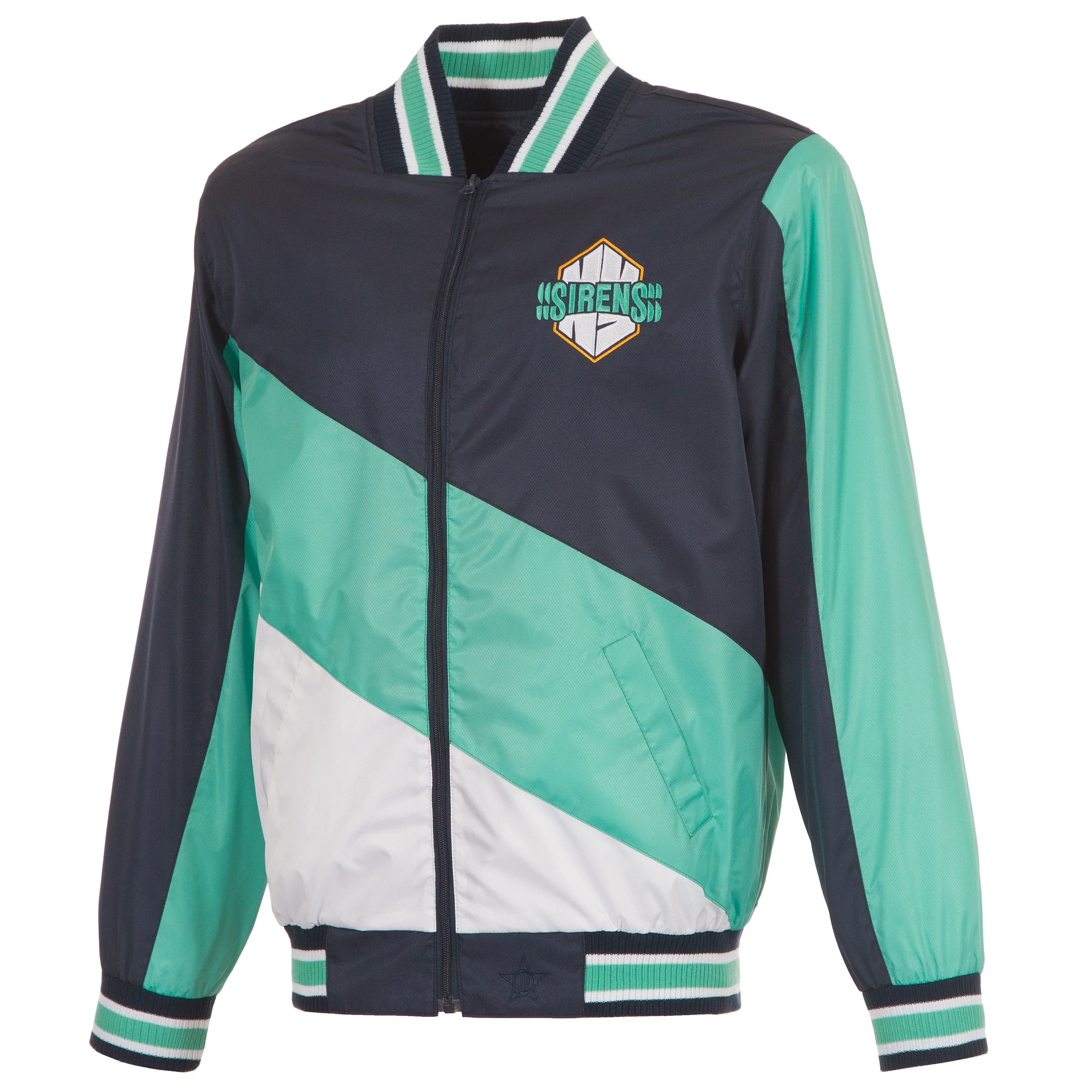 New York Sirens Adult Ripstop Nylon Colorblocked Jacket