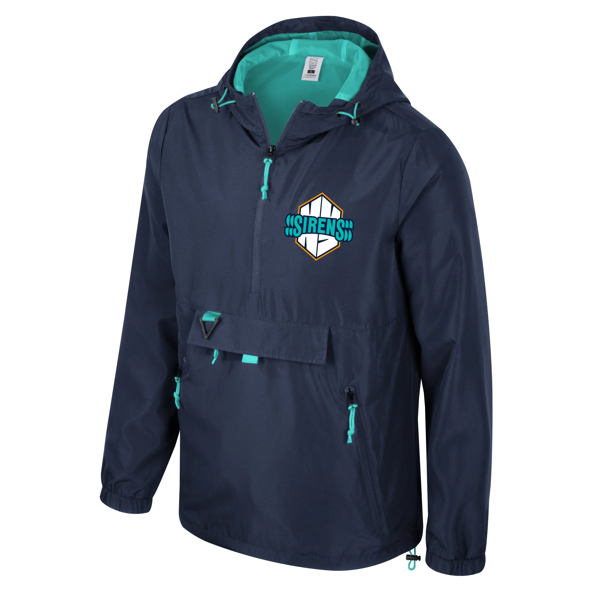 New York Sirens Adult Stadium Essentials Compete Quarter Zip Hybrid Jacket