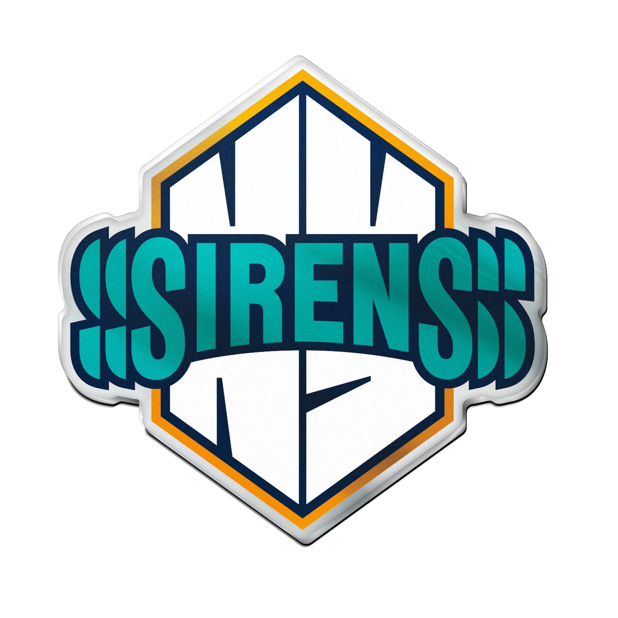 New York Sirens Auto Emblem