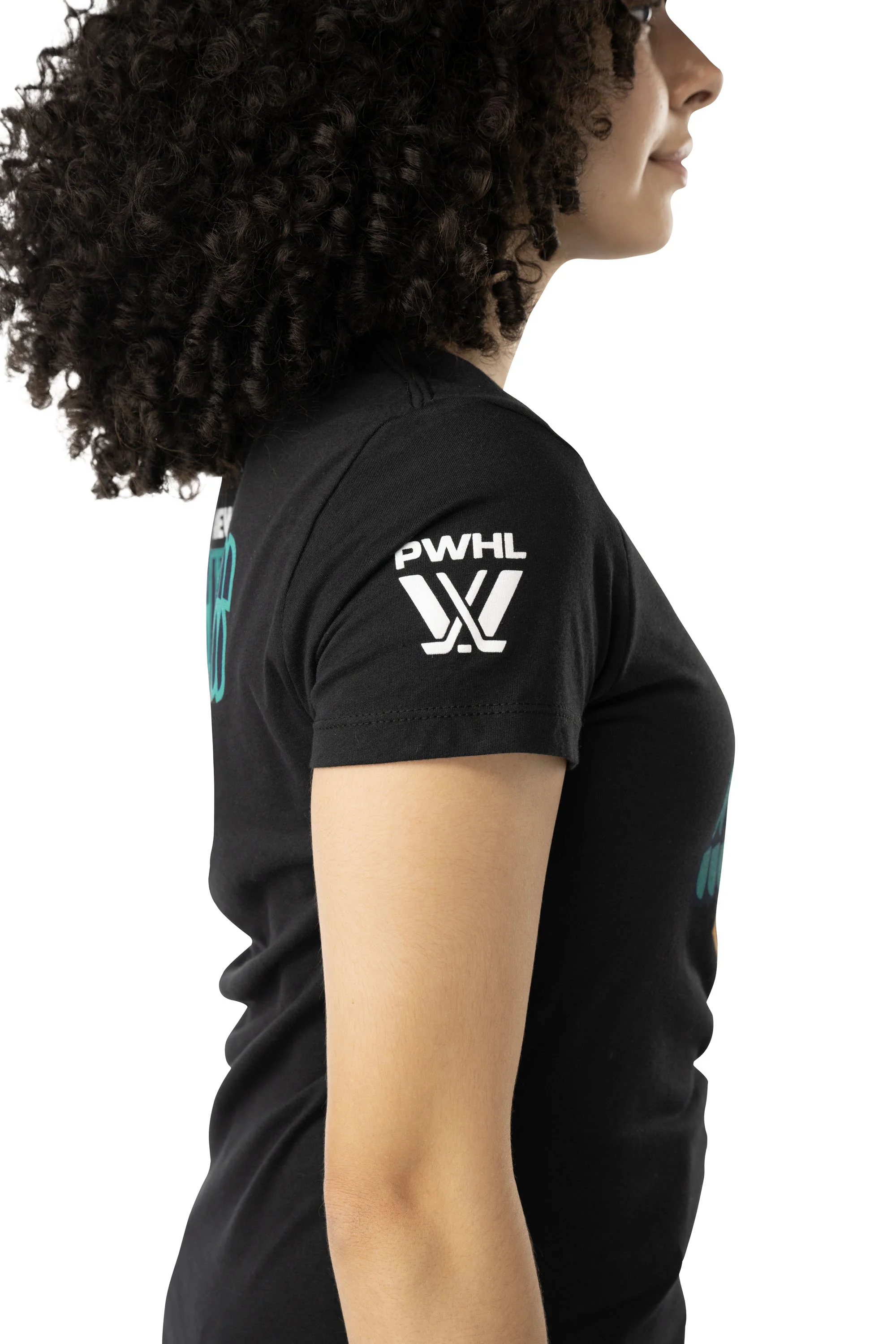 New York Sirens Women's Bauer Front Logo Back Name T-Shirt - Image 3