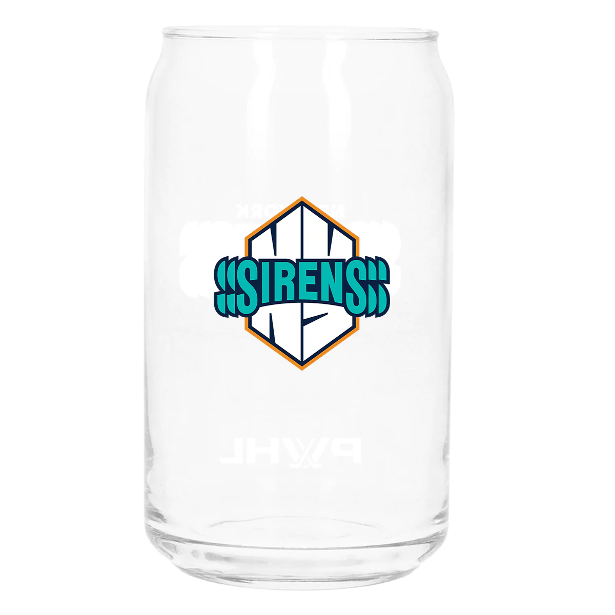 New York Sirens Soda Can Glass - Image 2