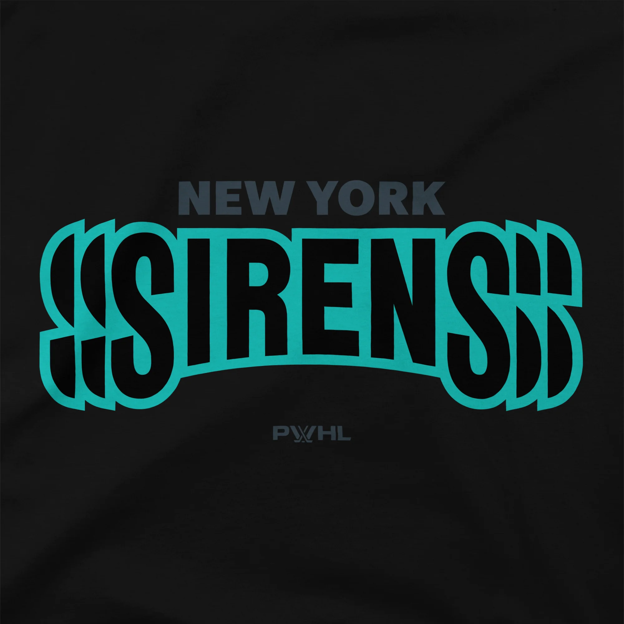 New York Sirens Unisex Stadium Essentials Wordmark T-Shirt - Image 2