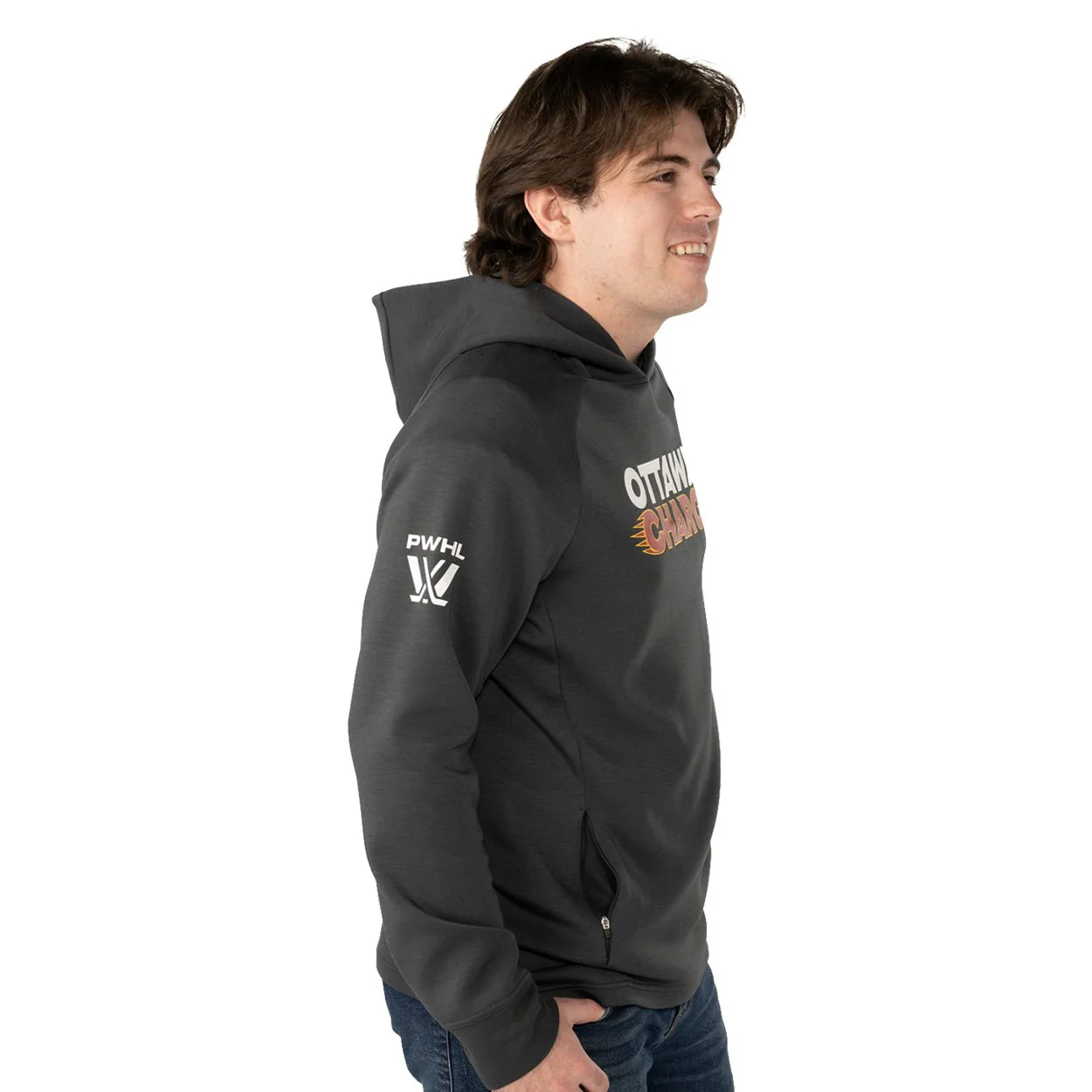 Ottawa Charge Adult Bauer Pullover Hoodie - Image 2