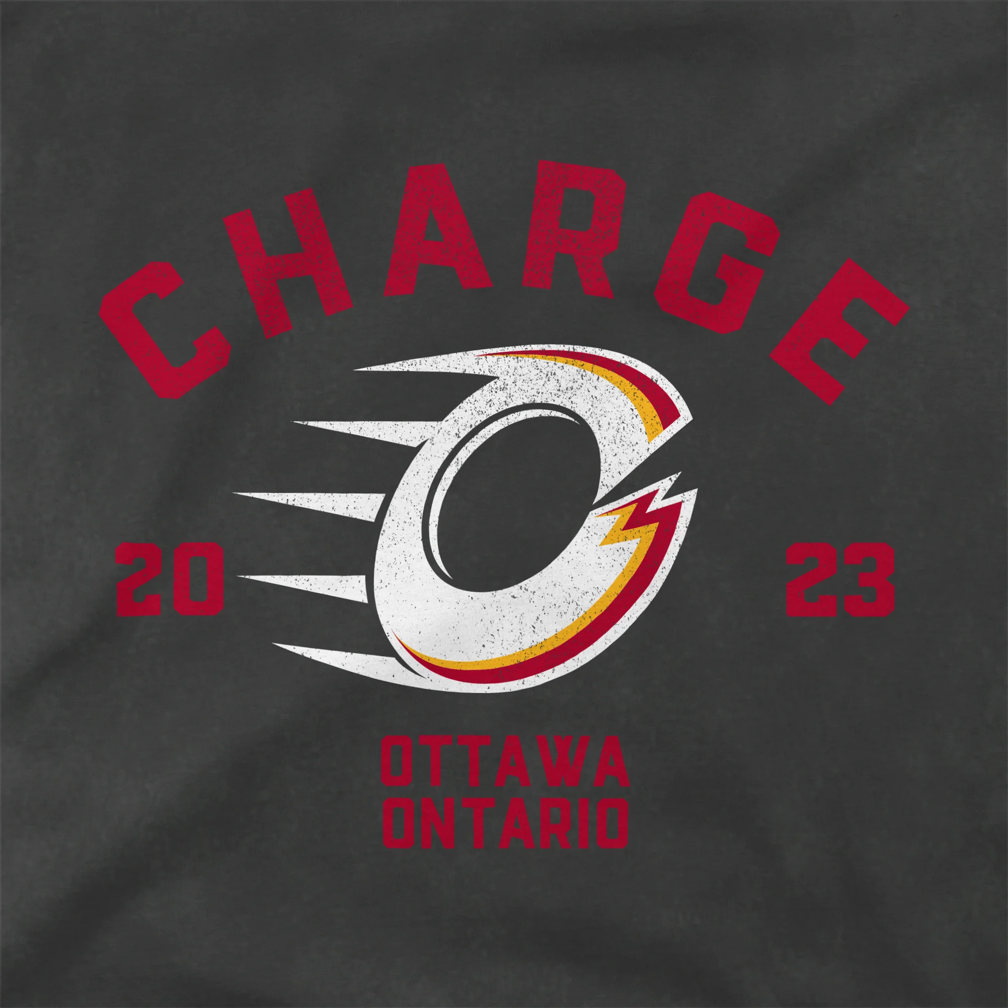 Ottawa Charge Adult Stadium Essentials Get Back Vintage T-Shirt - Image 2