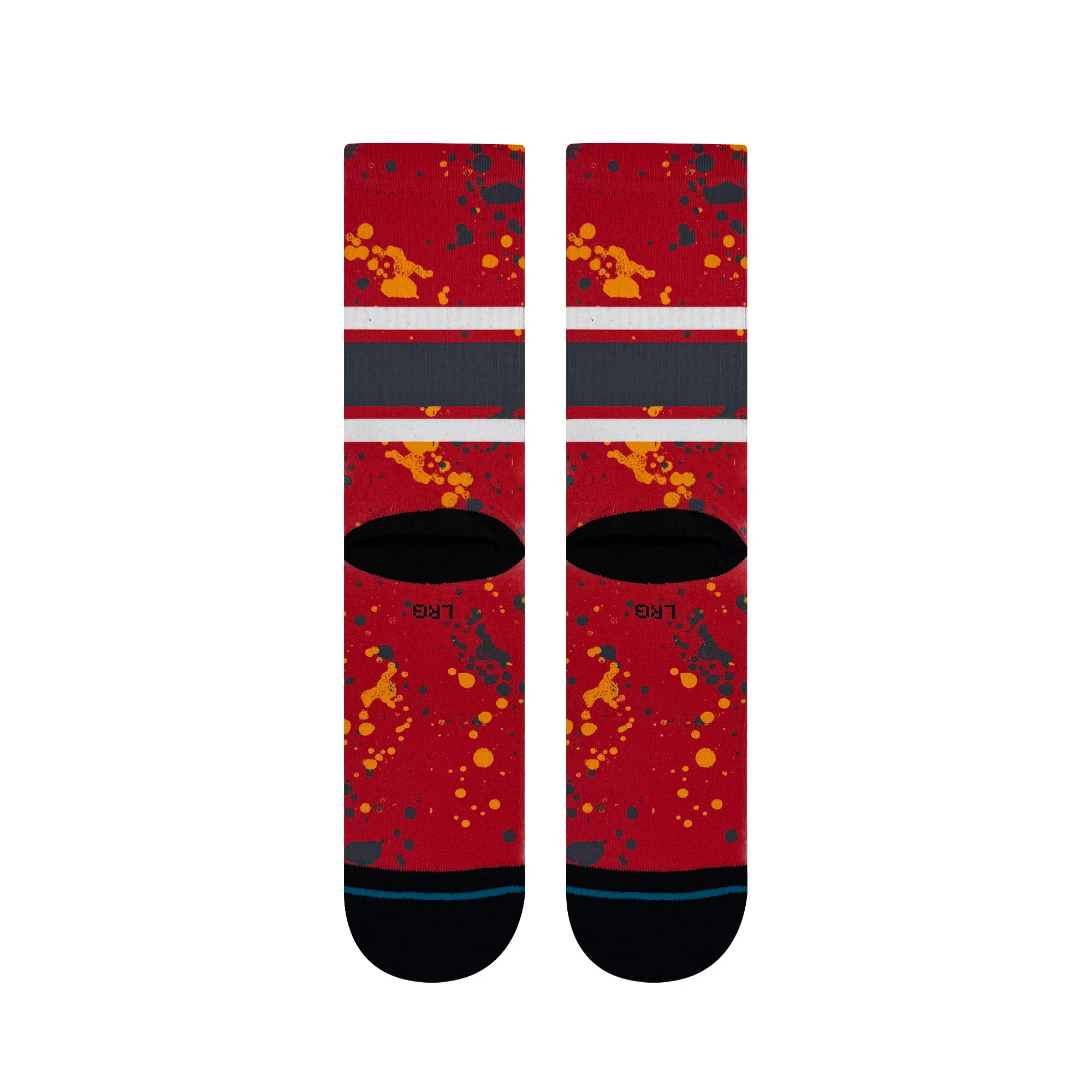 Ottawa Charge Adult Stance Splatter Crew Socks - Image 3