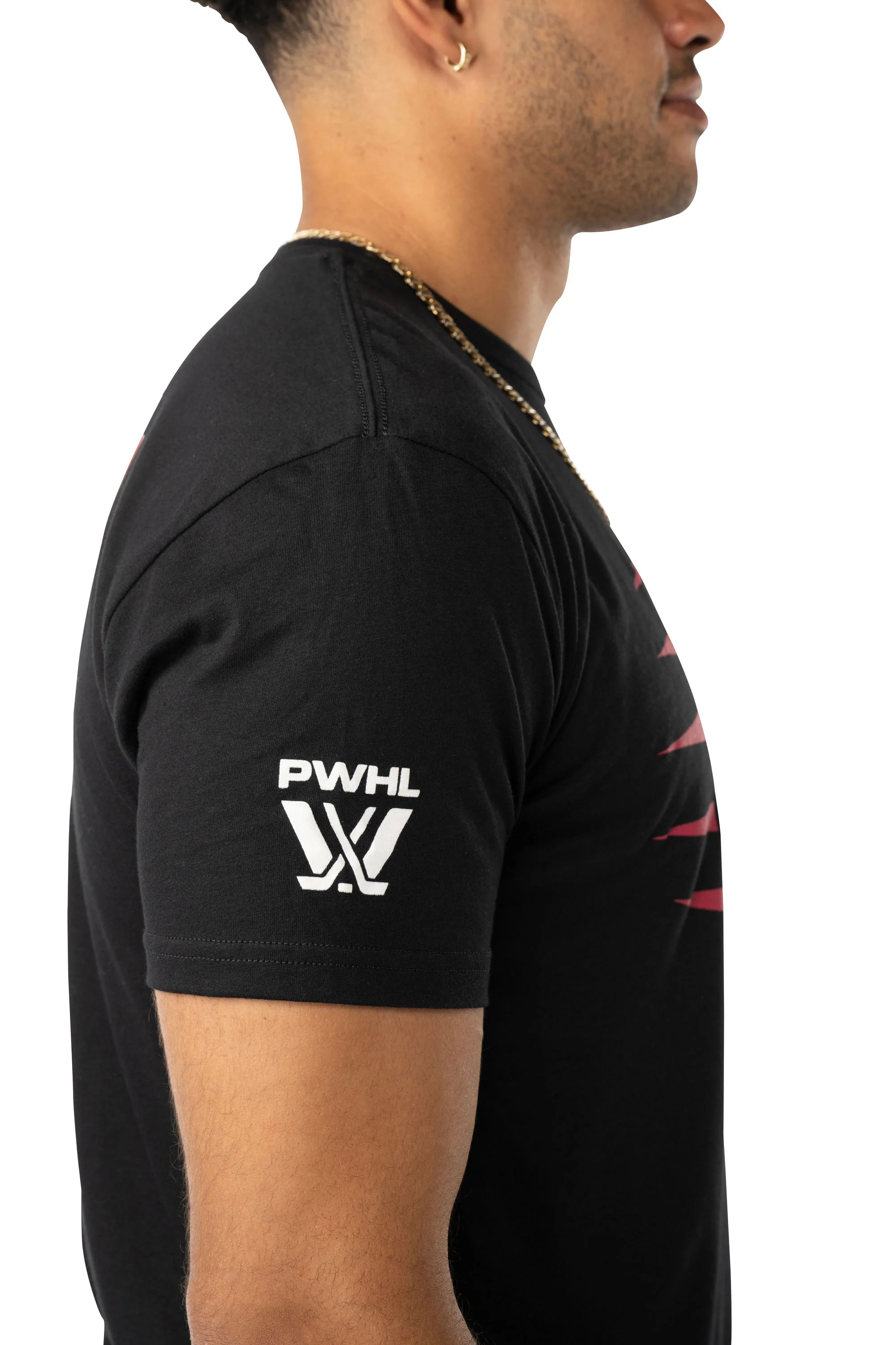 Ottawa Charge Unisex Bauer Front Logo Back Name T-Shirt - Image 3