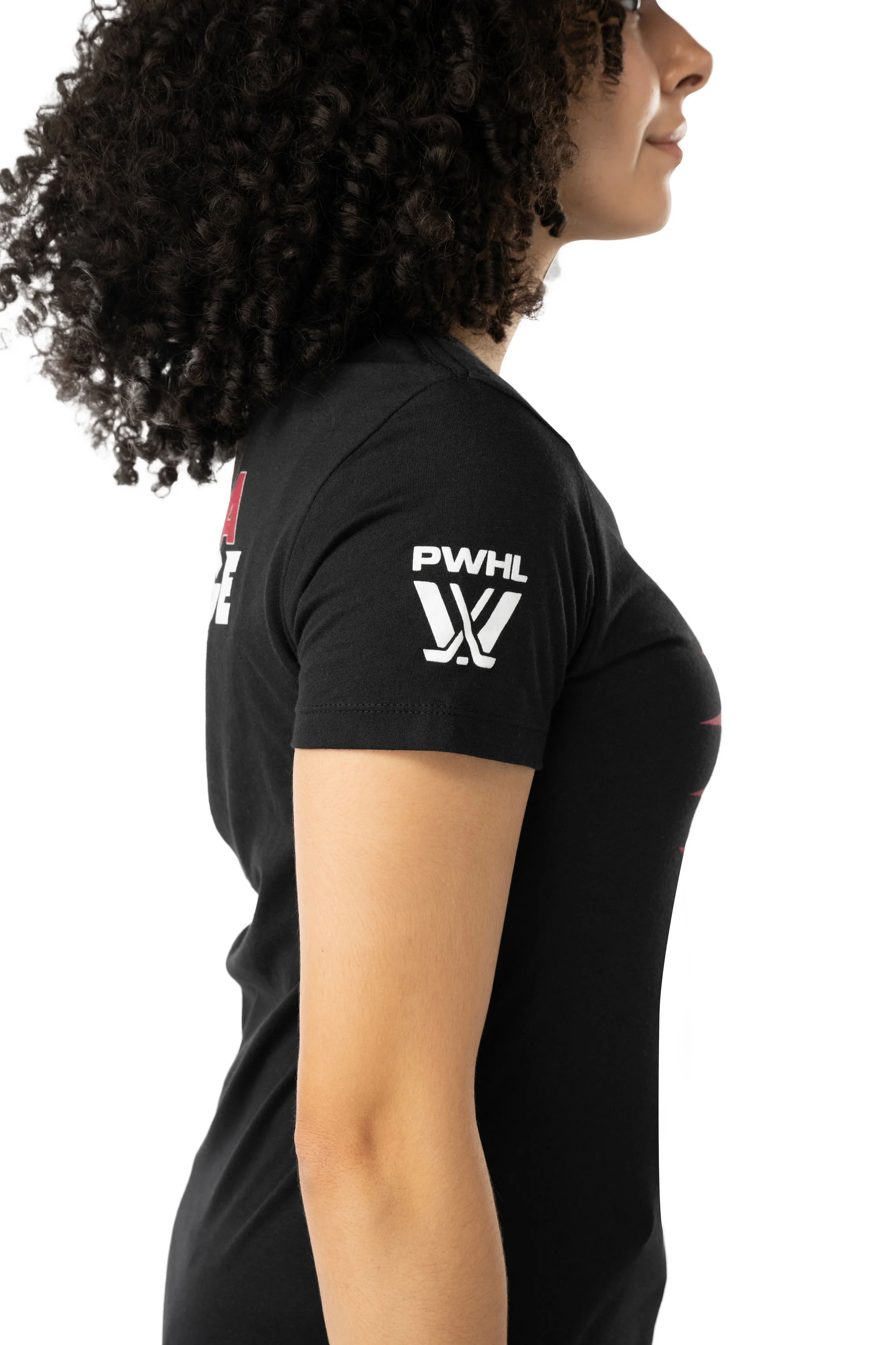 Ottawa Charge Women's Bauer Front Logo Back Name T-Shirt - Image 3