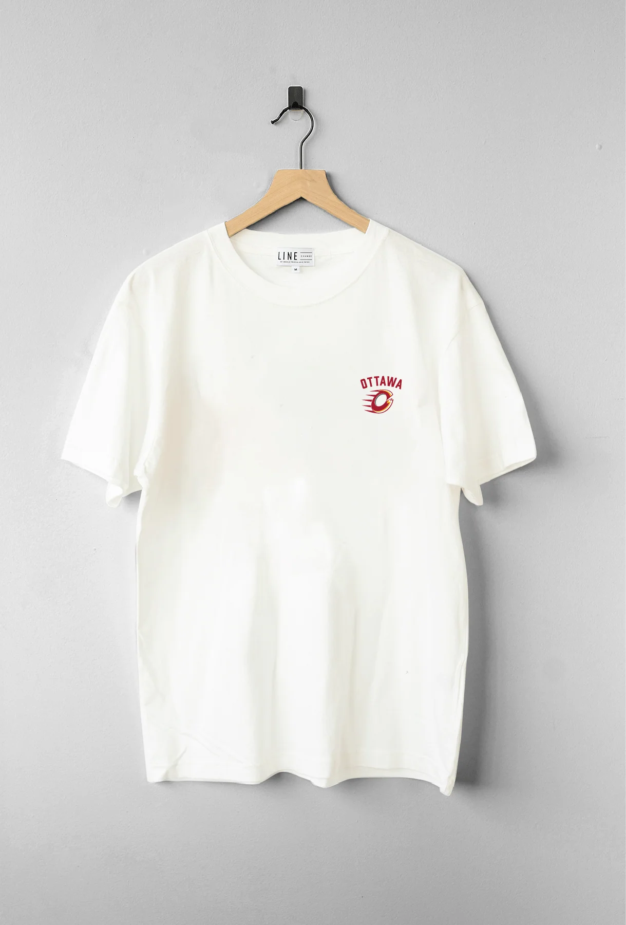 Ottawa Charge Unisex Line Change Back Hit Hockey Oversized T-Shirt - Image 3
