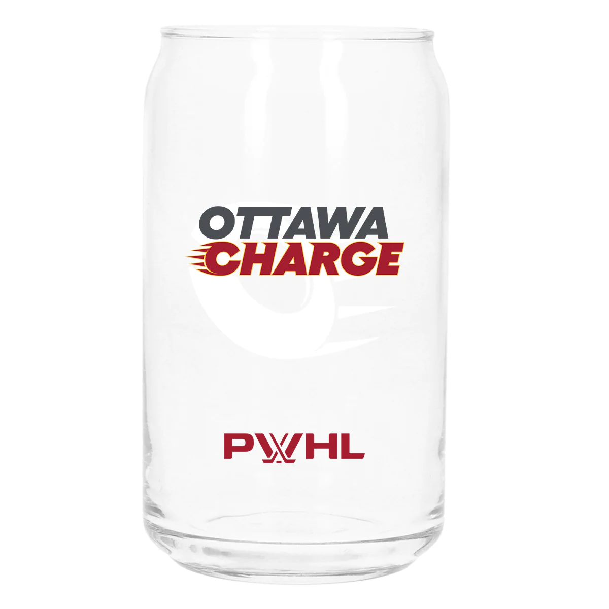 Ottawa Charge Soda Can Glass