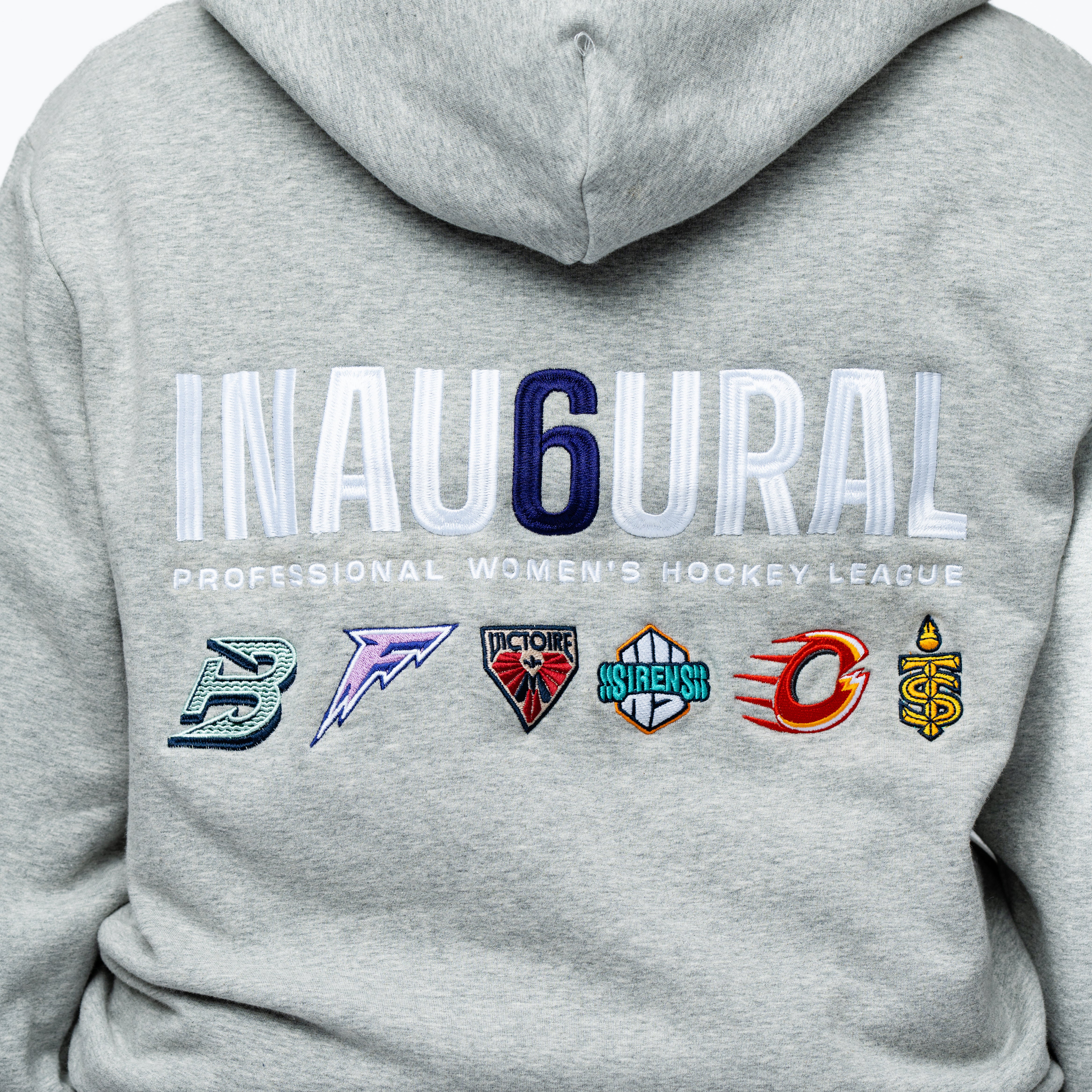 PWHL Adult Royalty Inau6ural 6 Cloud Hoodie - Image 3