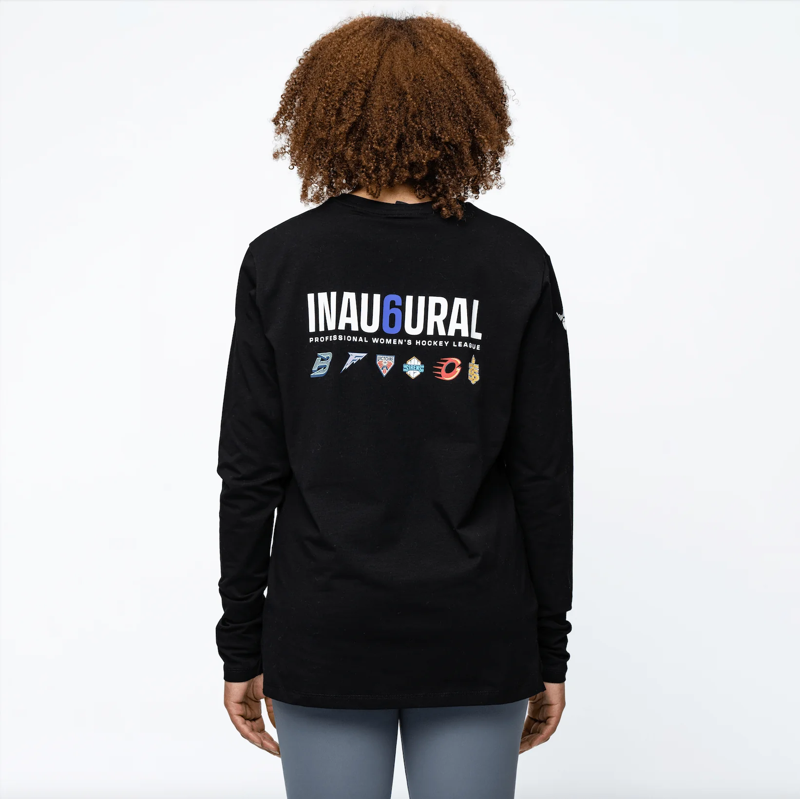 PWHL Adult Royalty Inau6ural 6 Sideline Long Sleeve Shirt