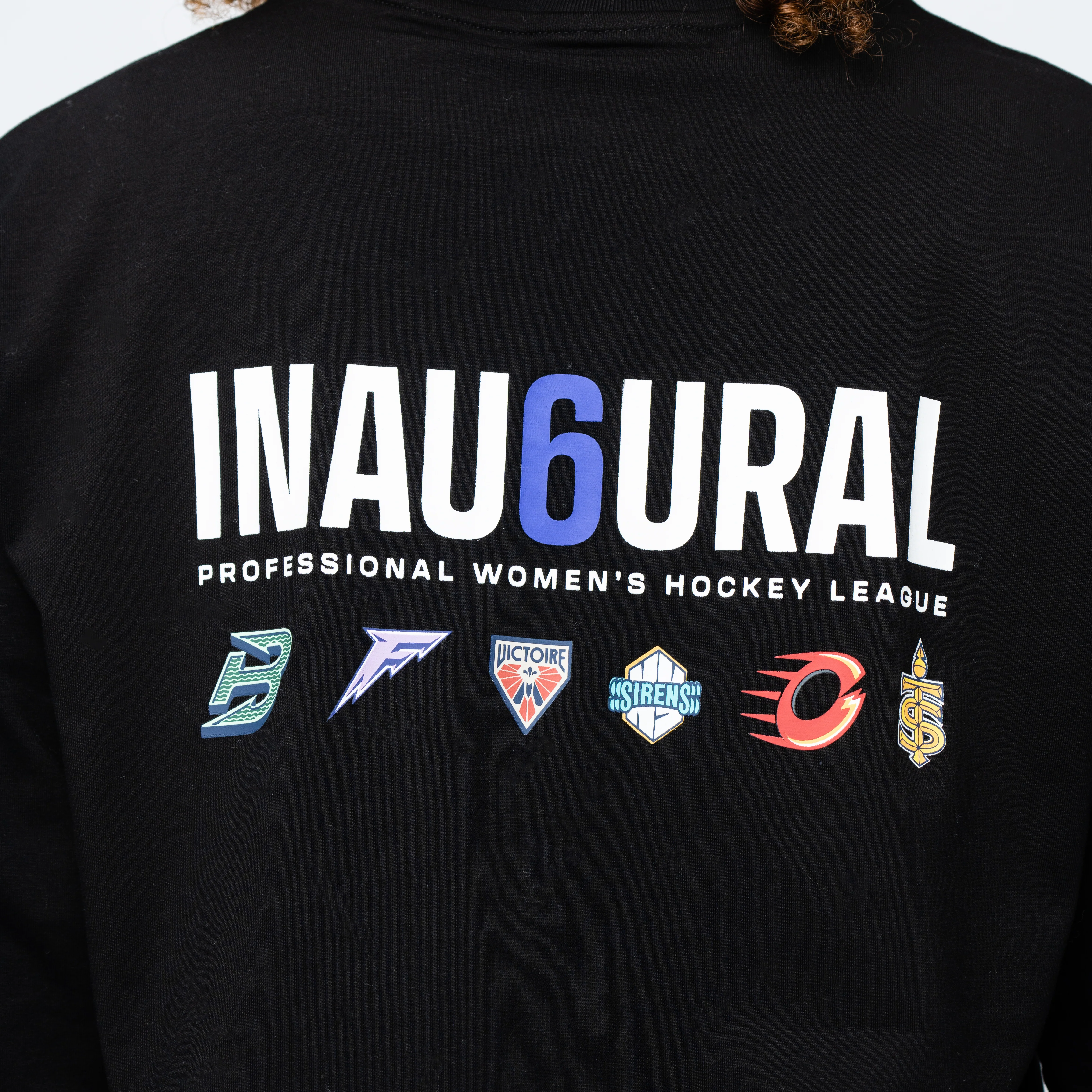 PWHL Adult Royalty Inau6ural 6 Sideline Long Sleeve Shirt - Image 3