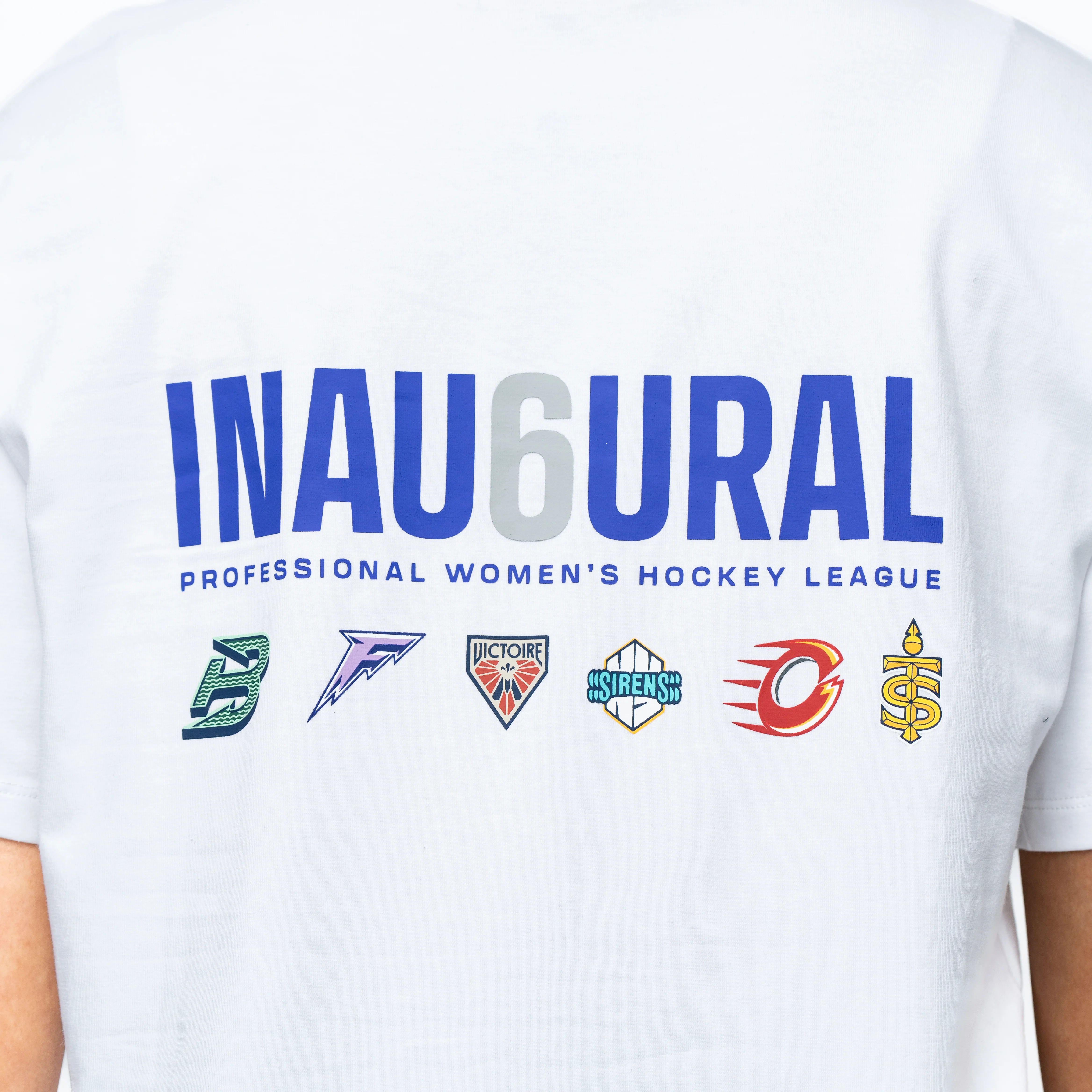 PWHL Adult Royalty Inau6ural 6 Sideline T-Shirt - Image 3