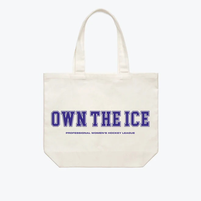 PWHL Peace Collective Own the Ice Inaugural Tote