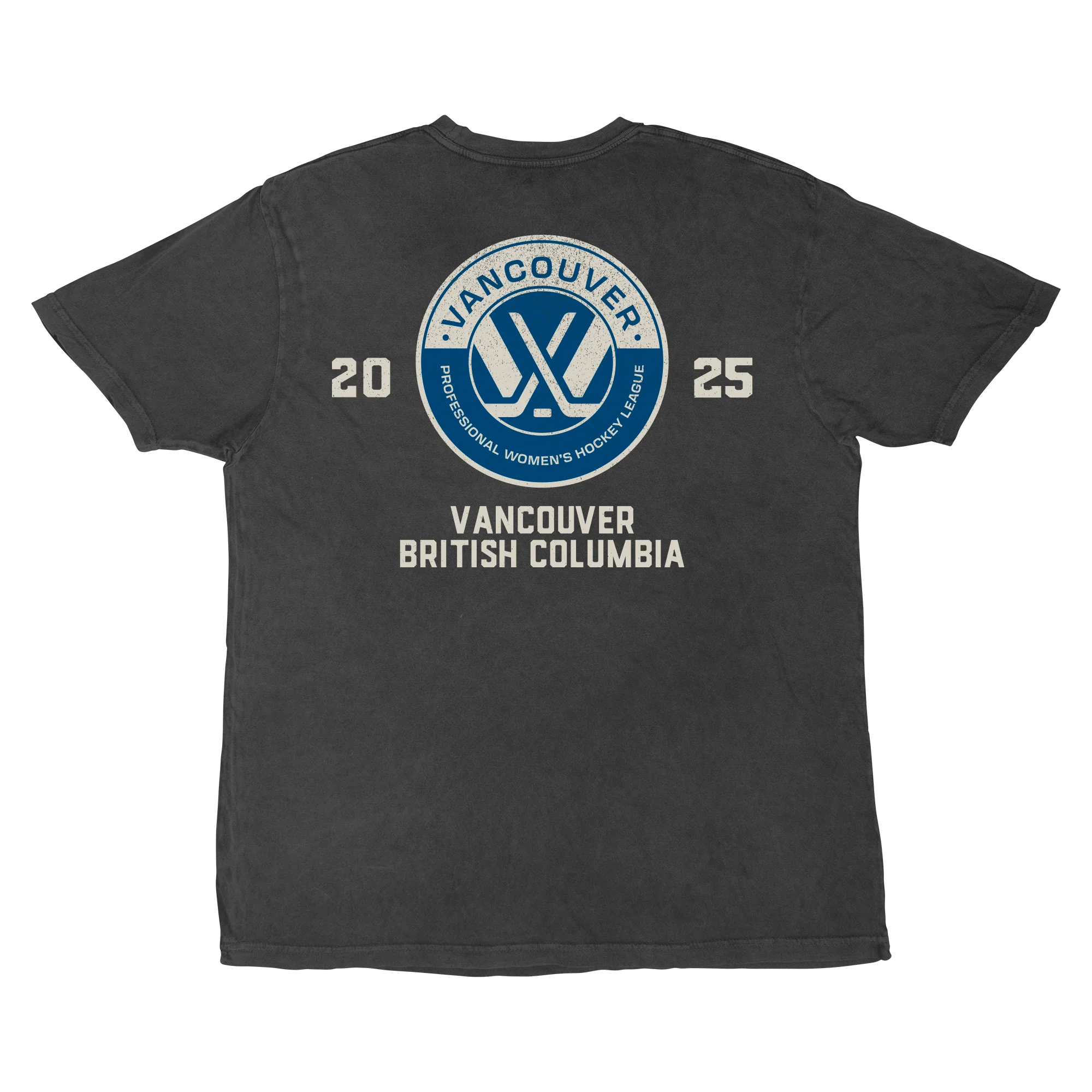 PWHL Vancouver Adult Stadium Essentials Get Back Vintage T-Shirt