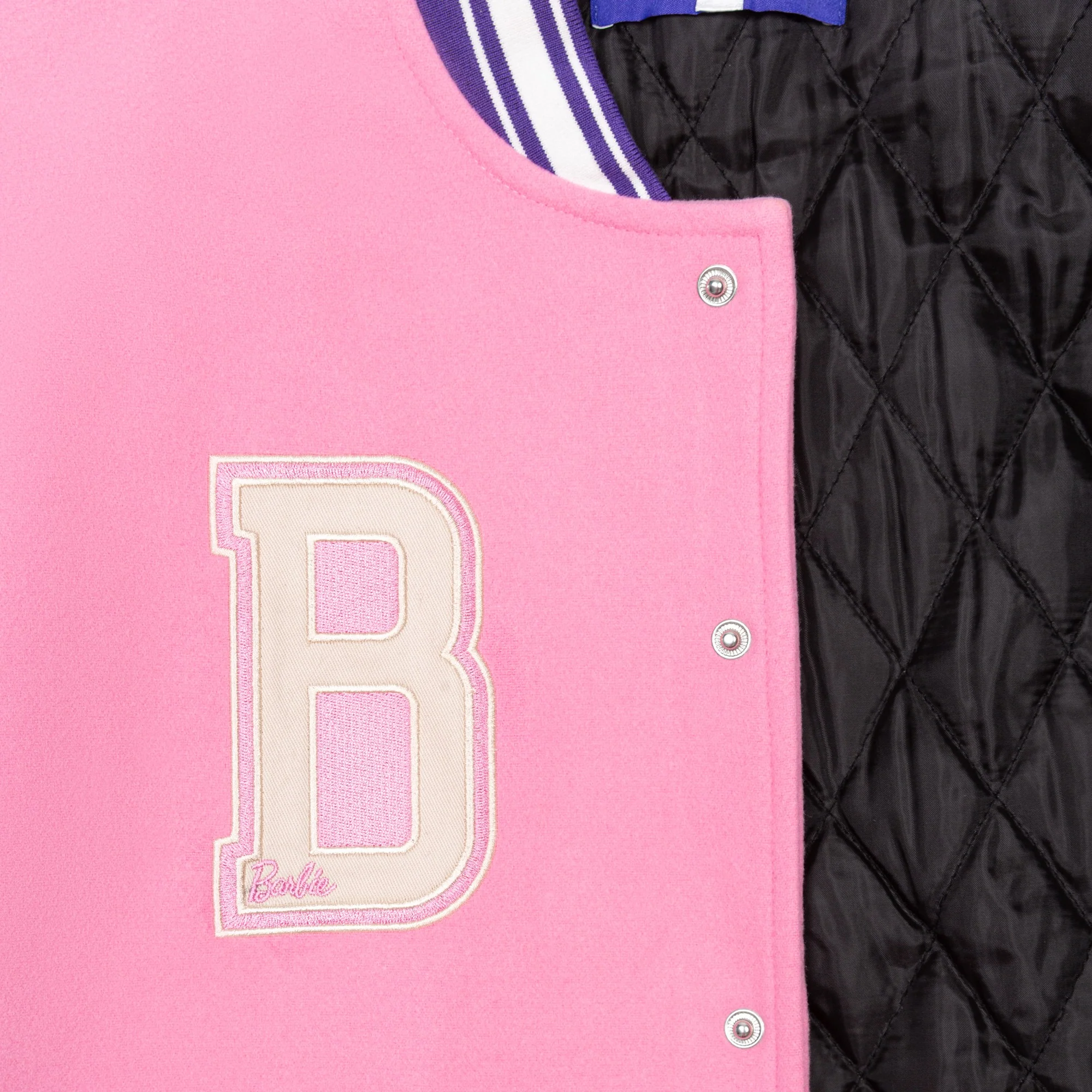 PWHL x Barbie by Peace Collective Adult Letterman Jacket - Image 6