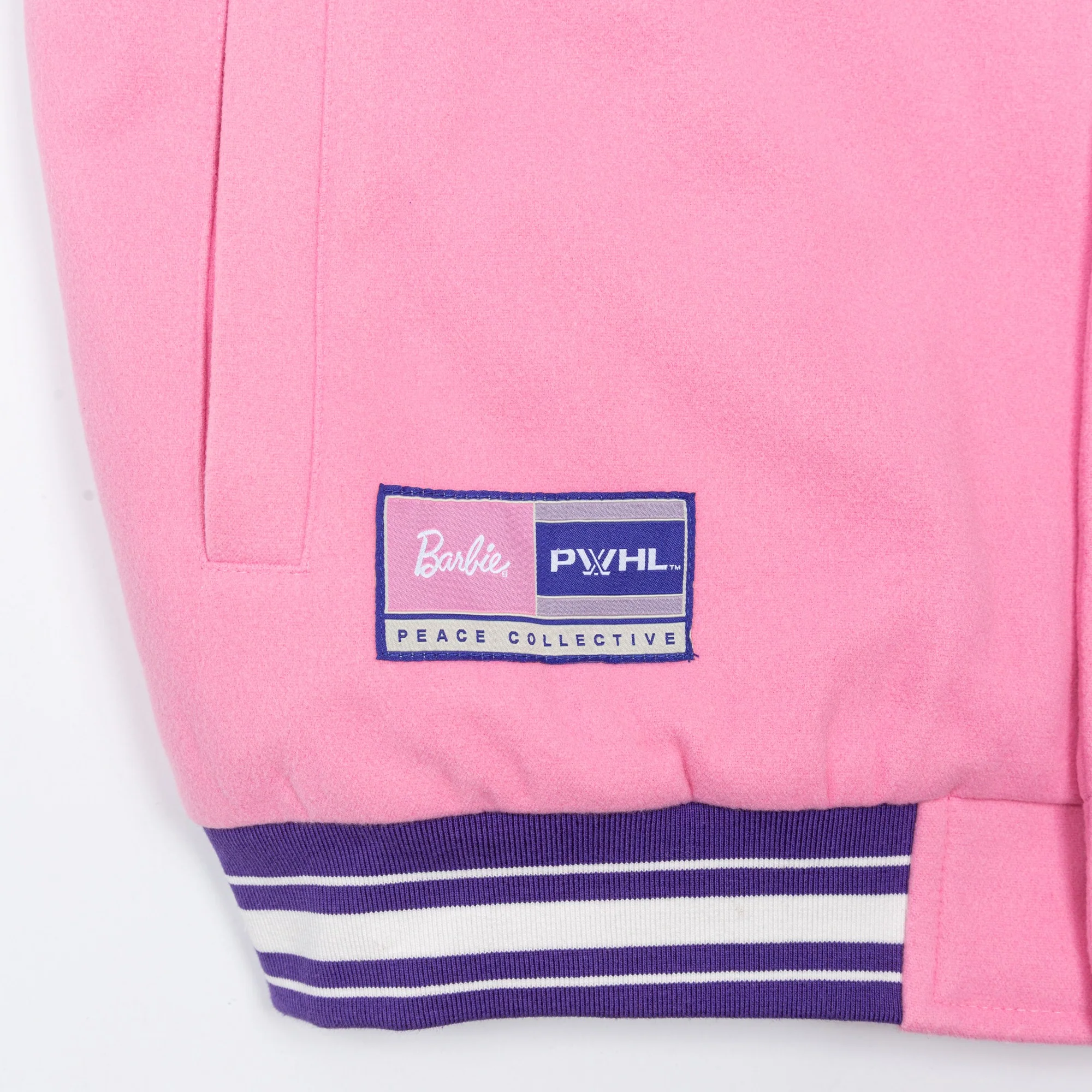 PWHL x Barbie by Peace Collective Adult Letterman Jacket - Image 8