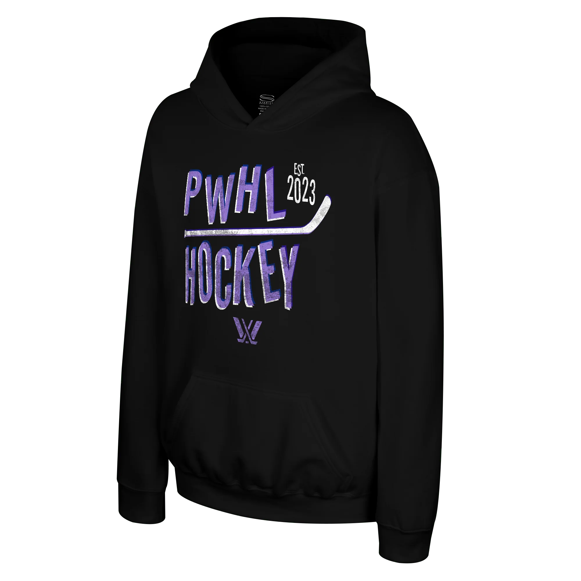 PWHL Youth Stadium Essentials Stick Hoodie