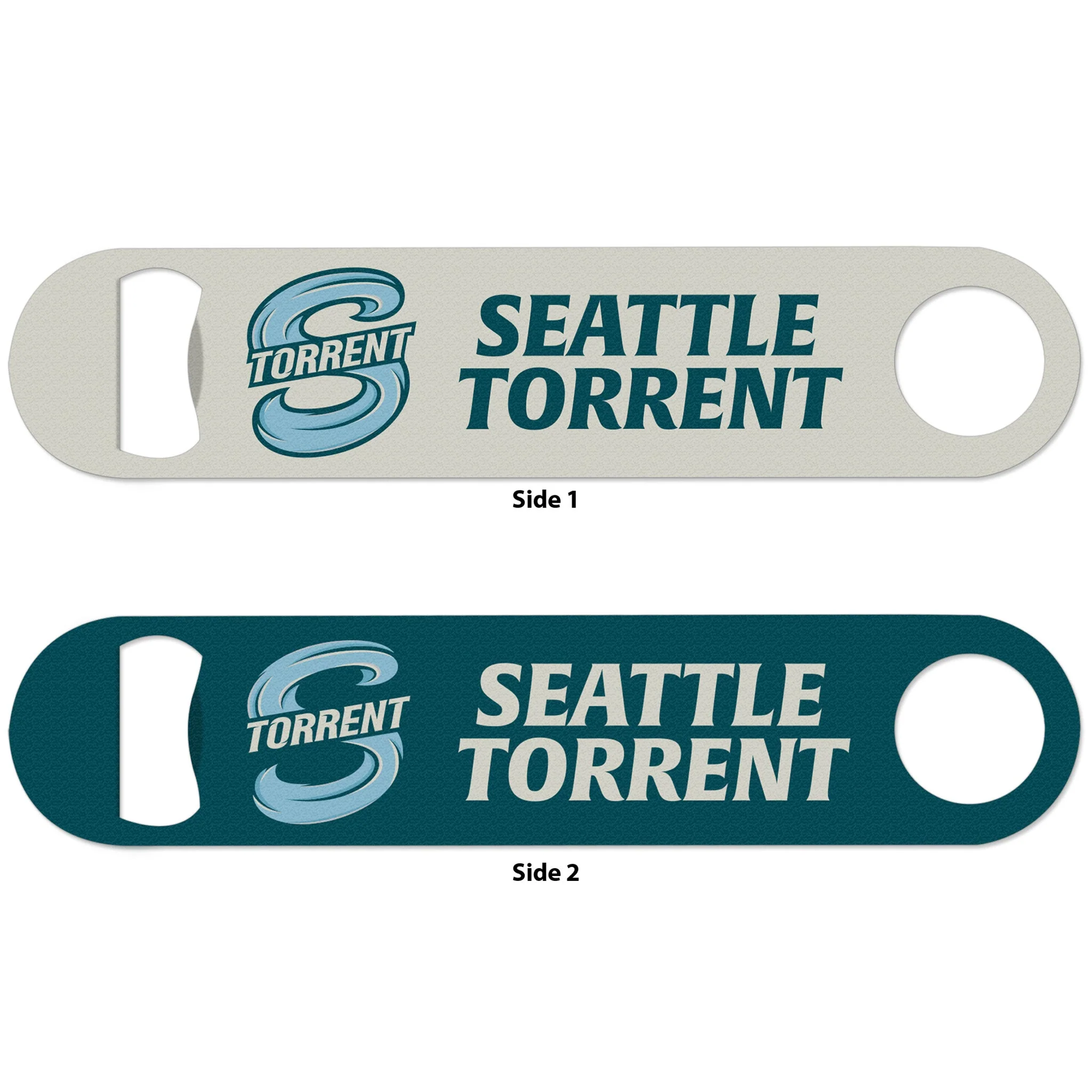 Seattle Torrent 2 Sided Metal Bottle Opener