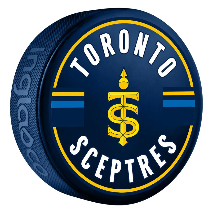 Toronto Sceptres Jersey Stripe Colored Puck