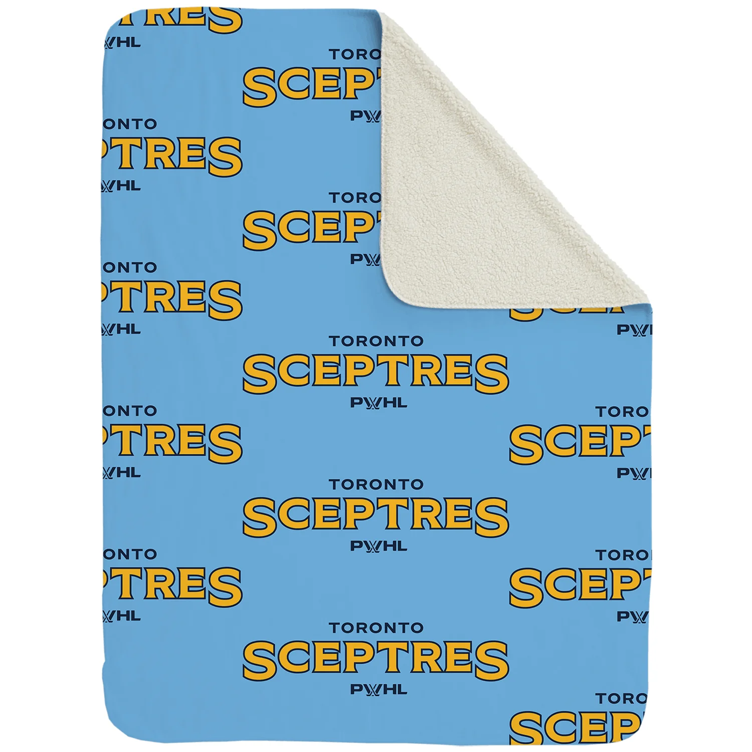 Toronto Sceptres Large Sherpa Fleece Throw Blanket