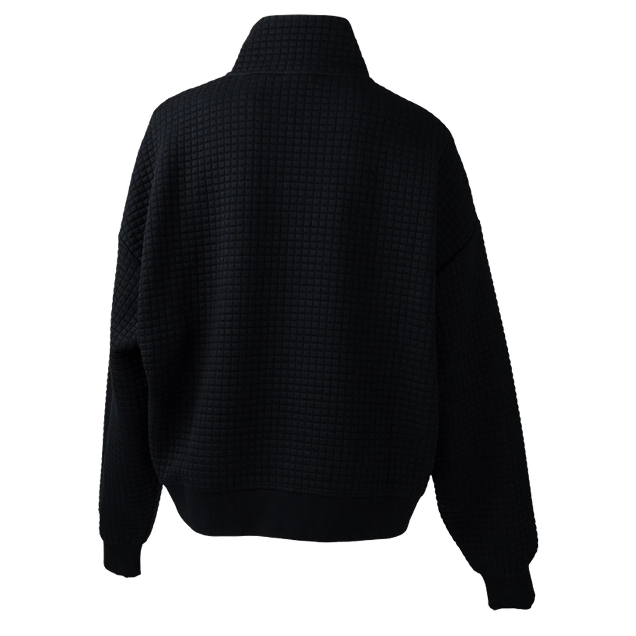 Women's Boston Fleet Bauer Quilted Half Zip Sweater - Image 3