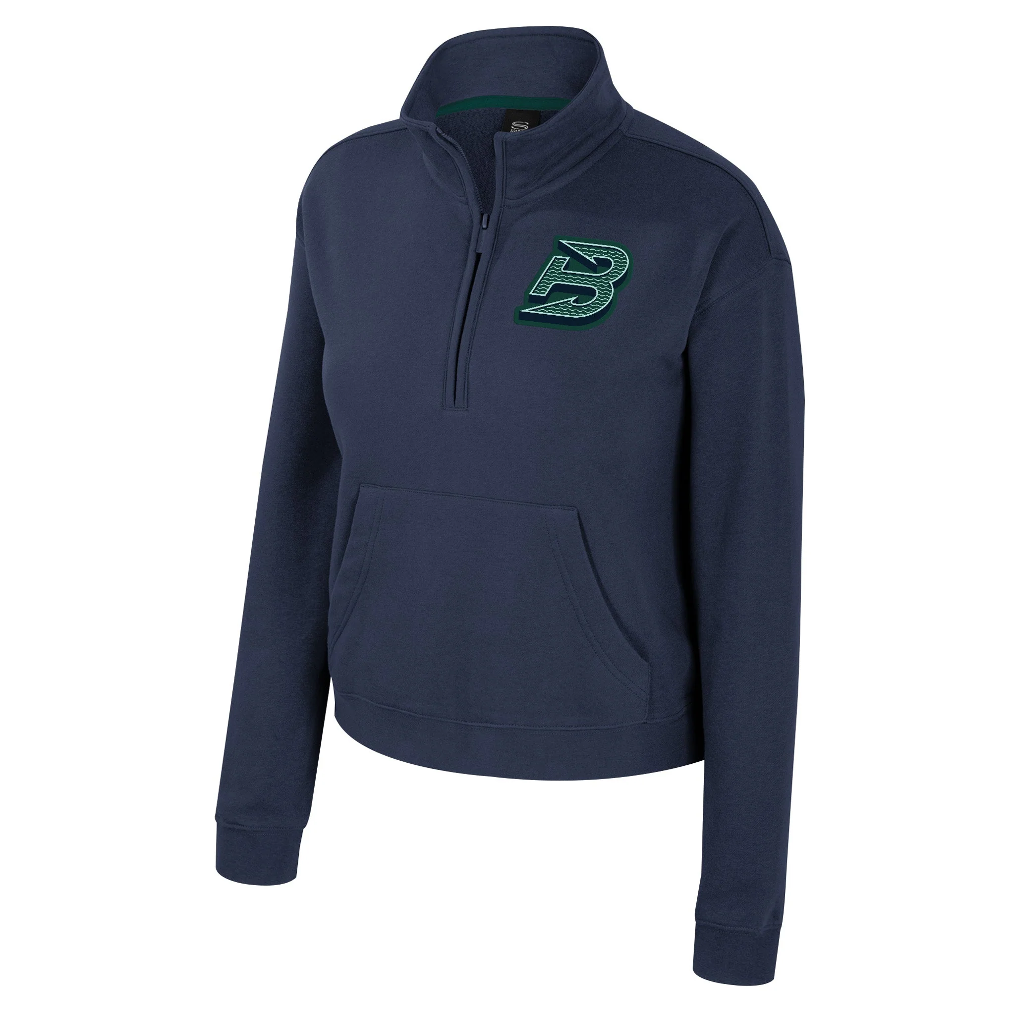 Women's Boston Fleet Stadium Essentials Varsity Manager 1/2 Zip Fleece